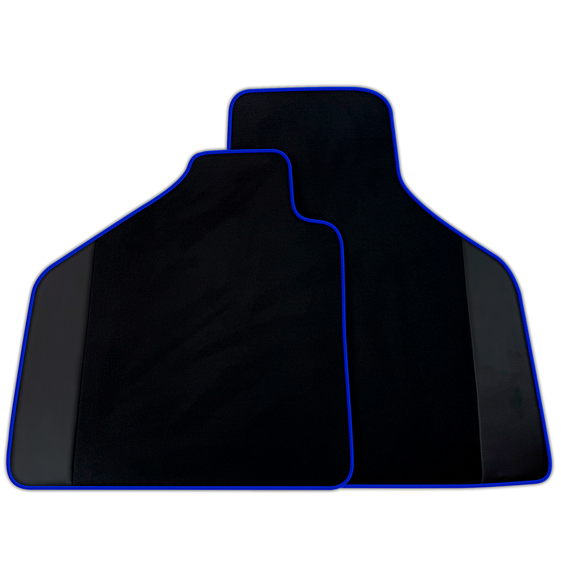 Black Floor Mats for Lamborghini Diablo (1990-2001) with Leather | Various Trim Colors Option