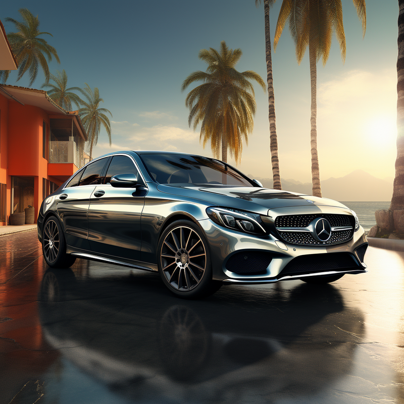 Werten Sie Ihre Mercedes-Benz C-Klasse W205 Limousine (2014–2018) mit den Premium-Fußmatten von Autowin auf