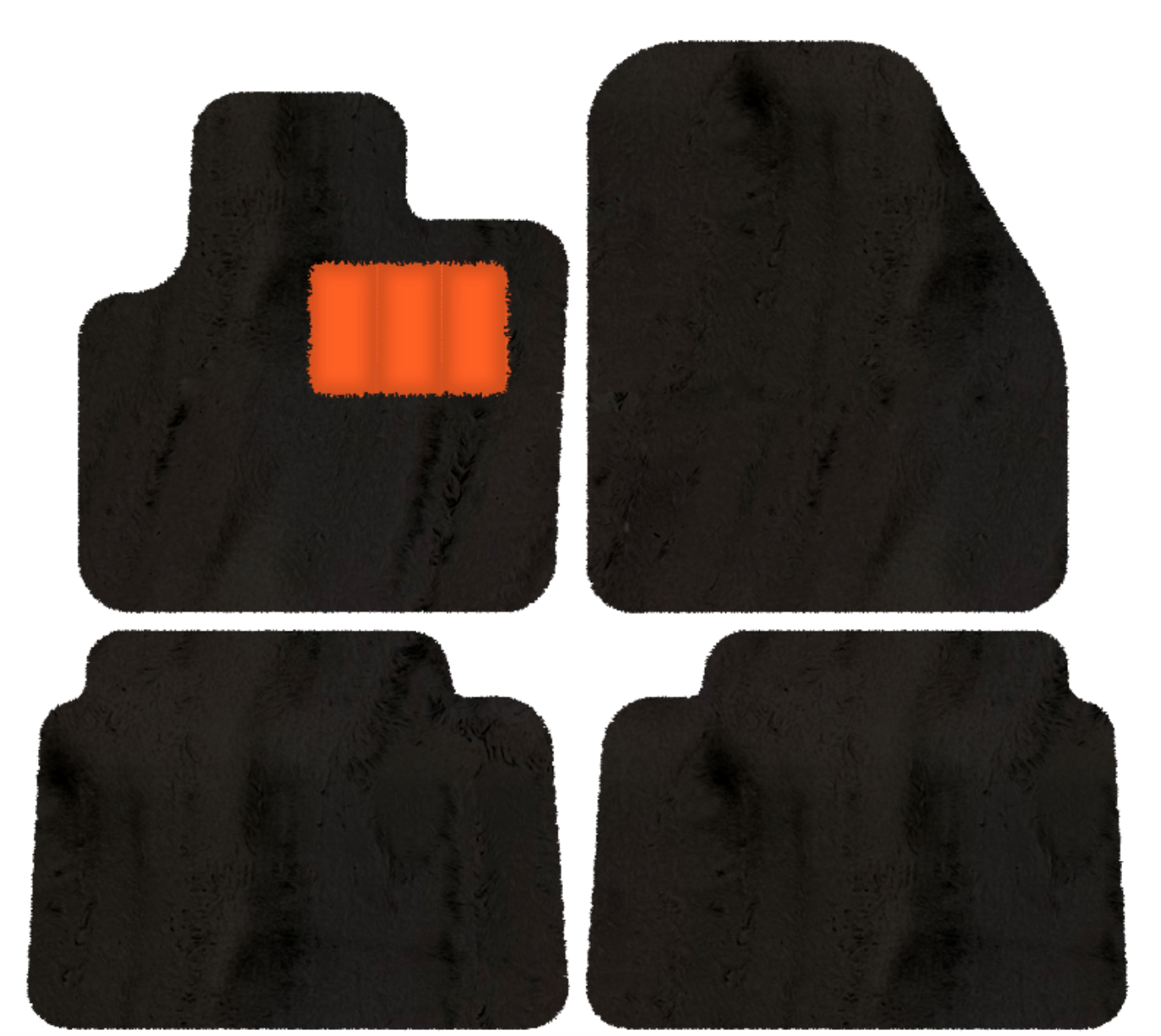 Customizable Leather Floor Mats with A1 Pattern for Land Rover Discovery Sport (2019-2024) - AutoWin