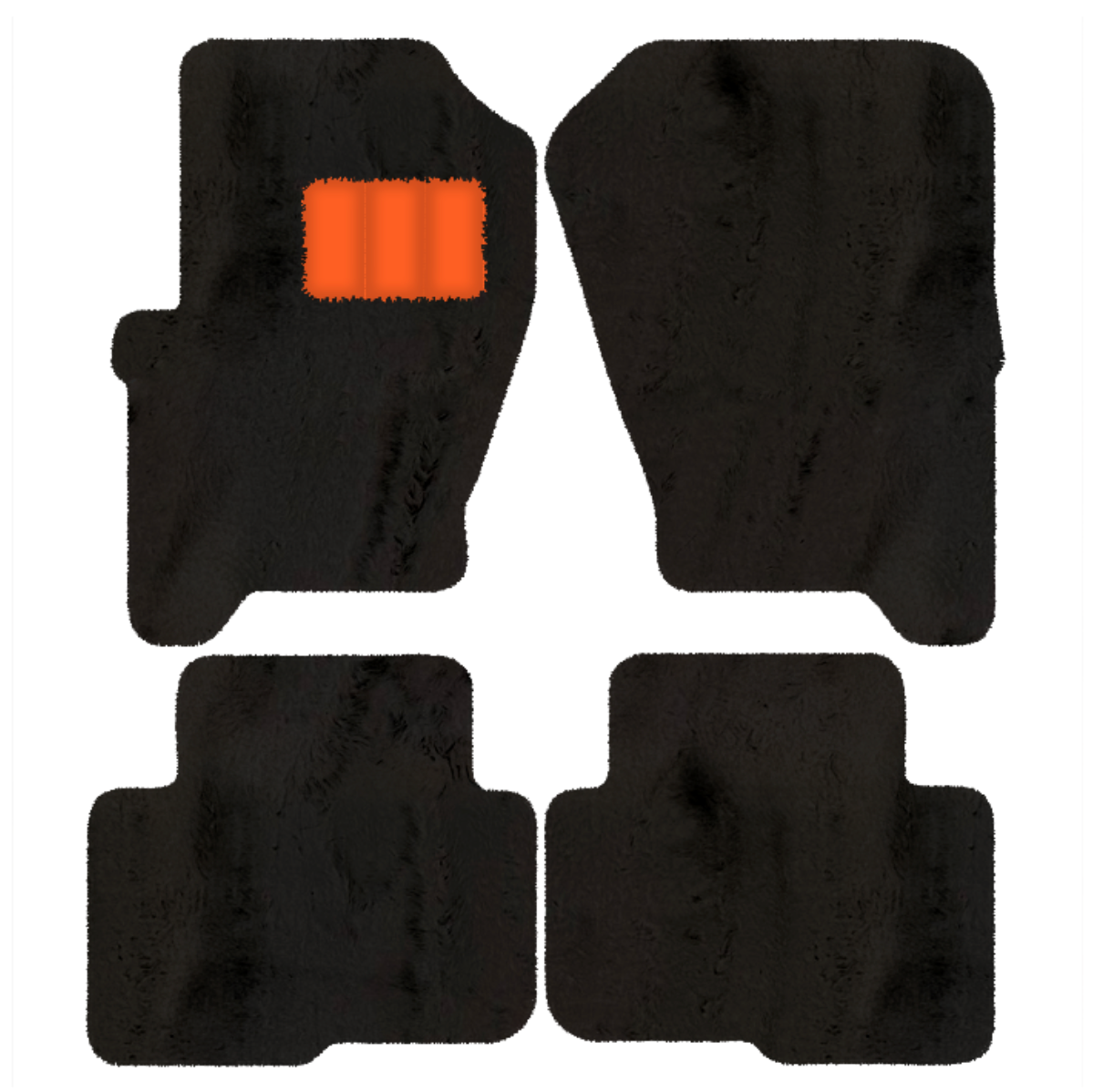 Premium Sheepskin Floor Mats for Land Rover Freelander (2007-2012)