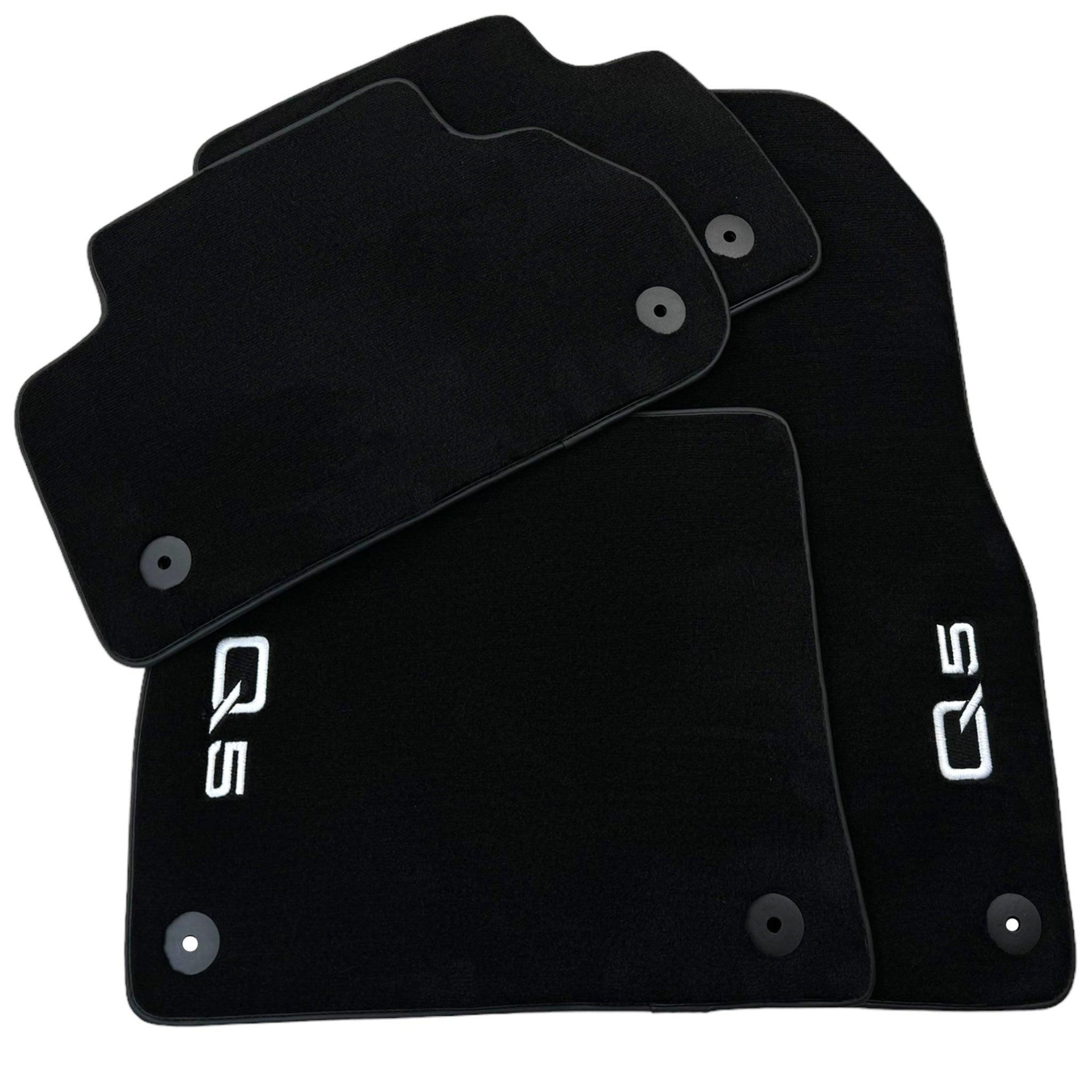 Black Floor Mats for Audi Q5 8R Hybrid (2008-2017) - AutoWin