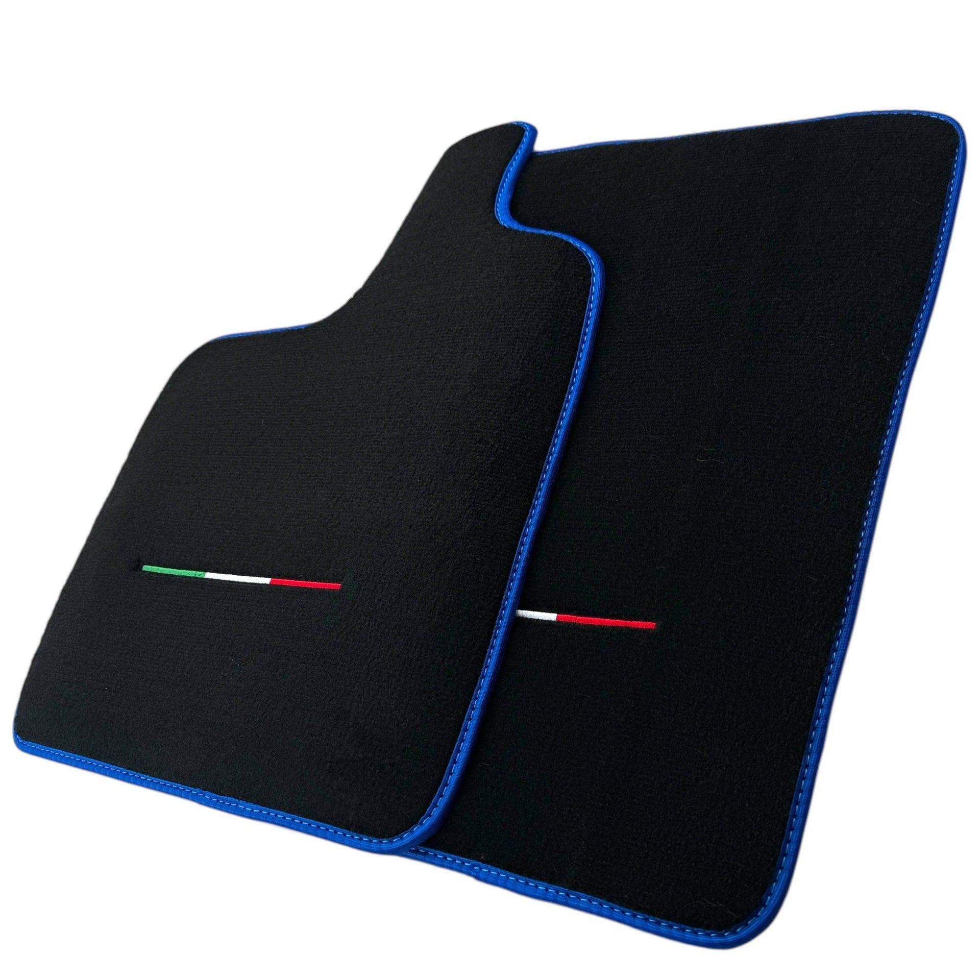 Floor Mats for Ferrari Purosangue with Blue Trim | Italian Edition - AutoWin