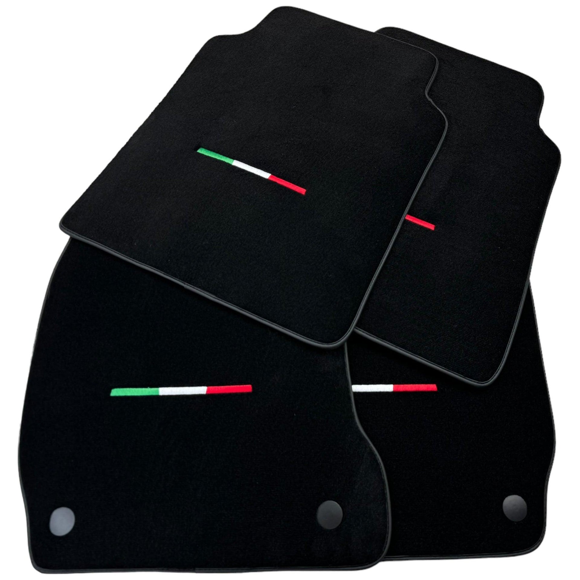 Black Floor Mats for Maserati Quattroporte | Italian Edition - AutoWin
