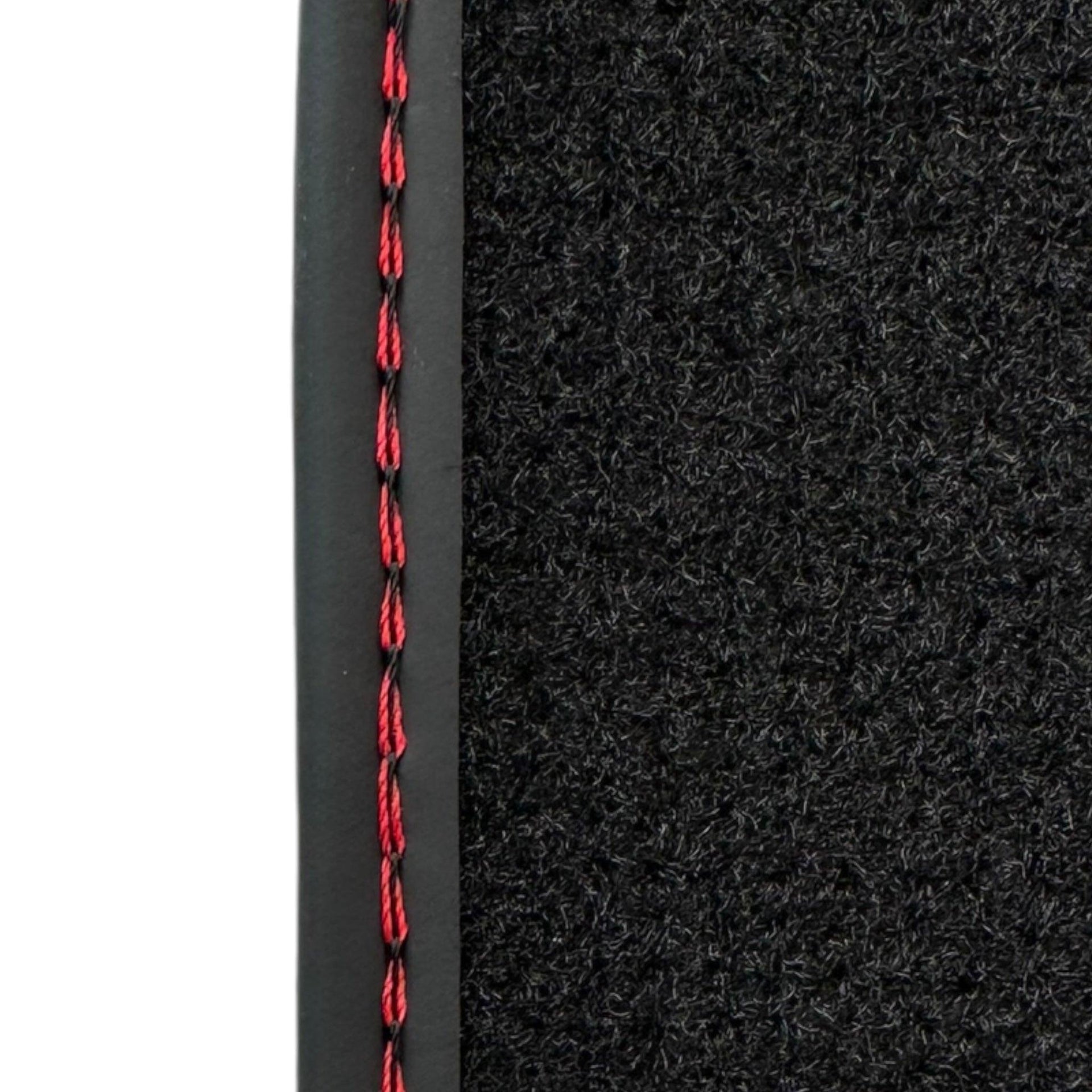 Black Floor Mats for Mercedes Benz C-Class W205 Sedan with Carbon Fiber | AutoWin Edition - AutoWin