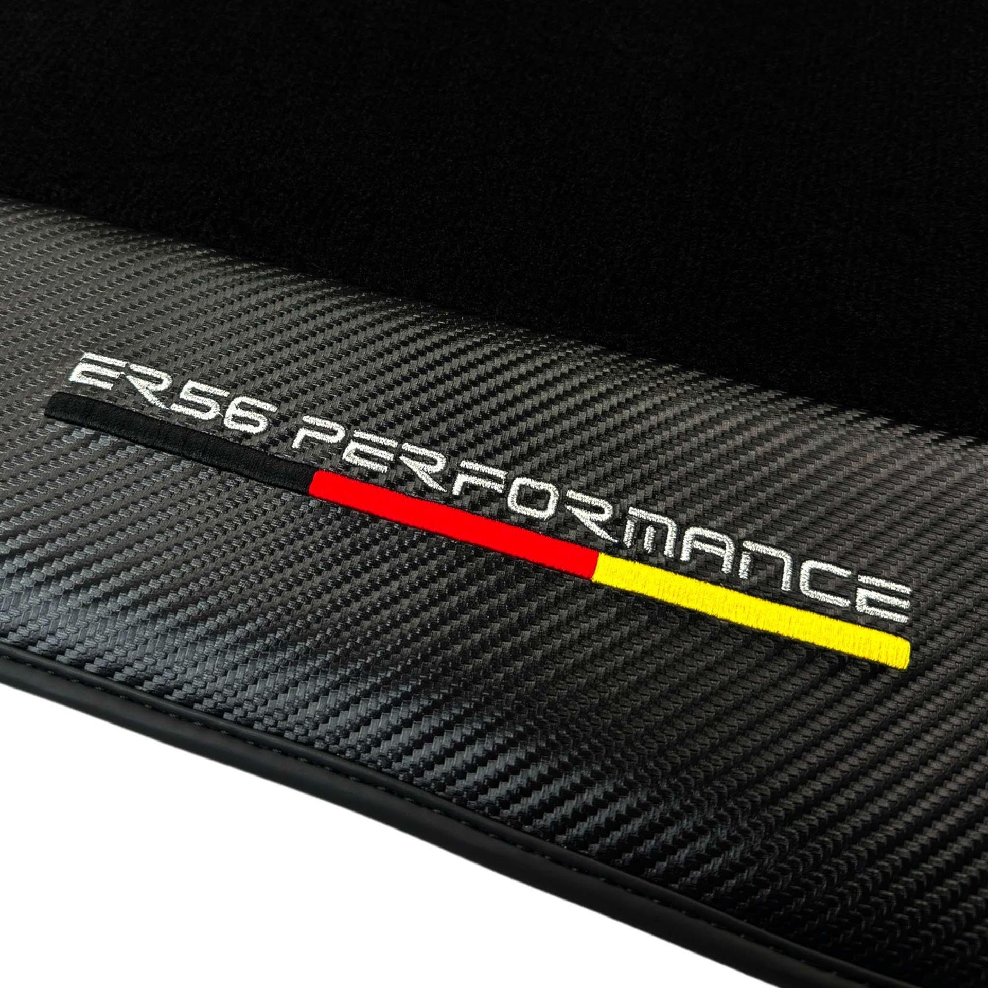 Black Floor Mats for Porsche 992 (2019-2024) with Carbon | ER56 Performance - AutoWin