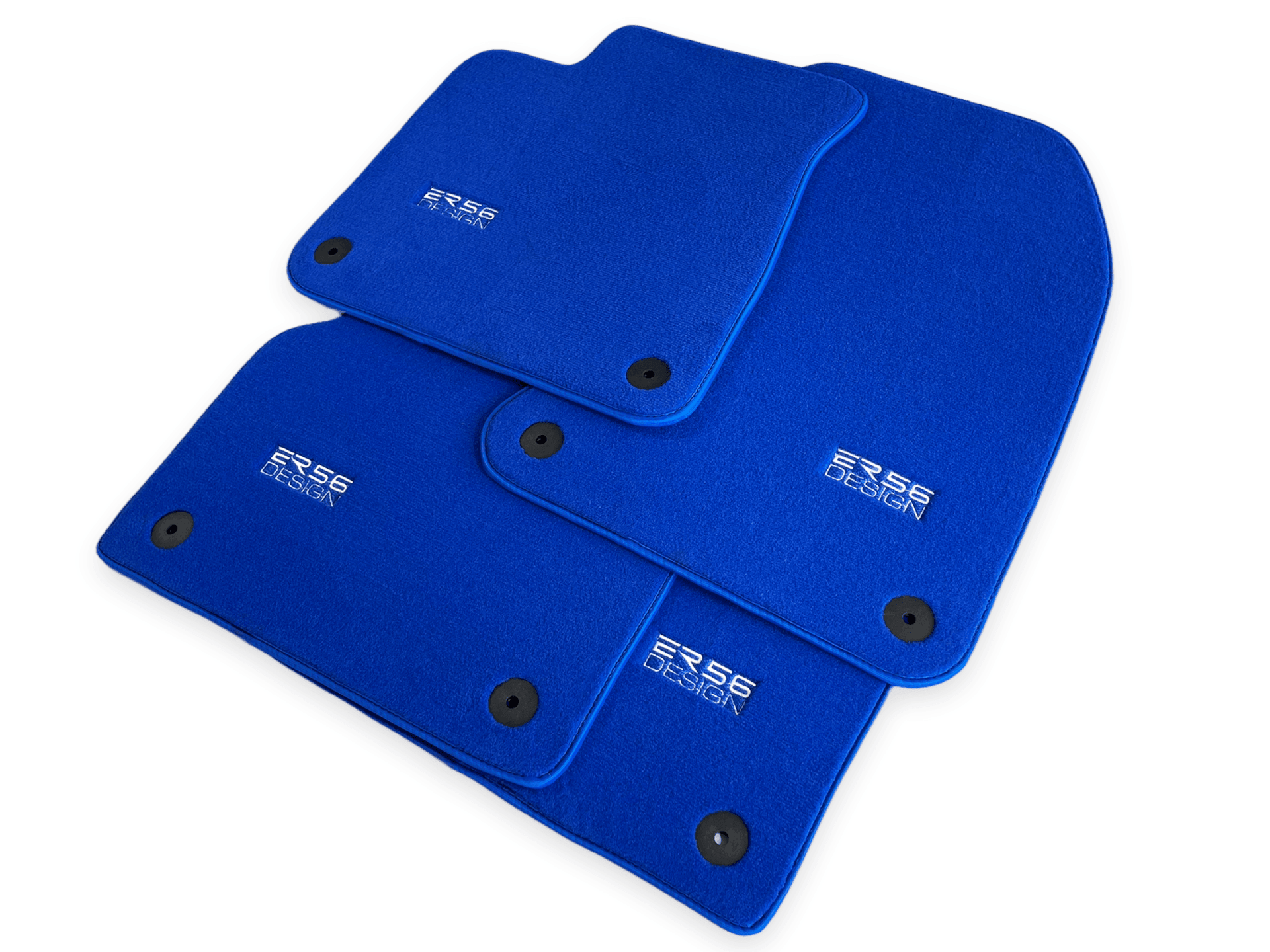Blue Floor Mats for Audi A1 5-door Hatchback 2010-2018 | ER56 Design - AutoWin