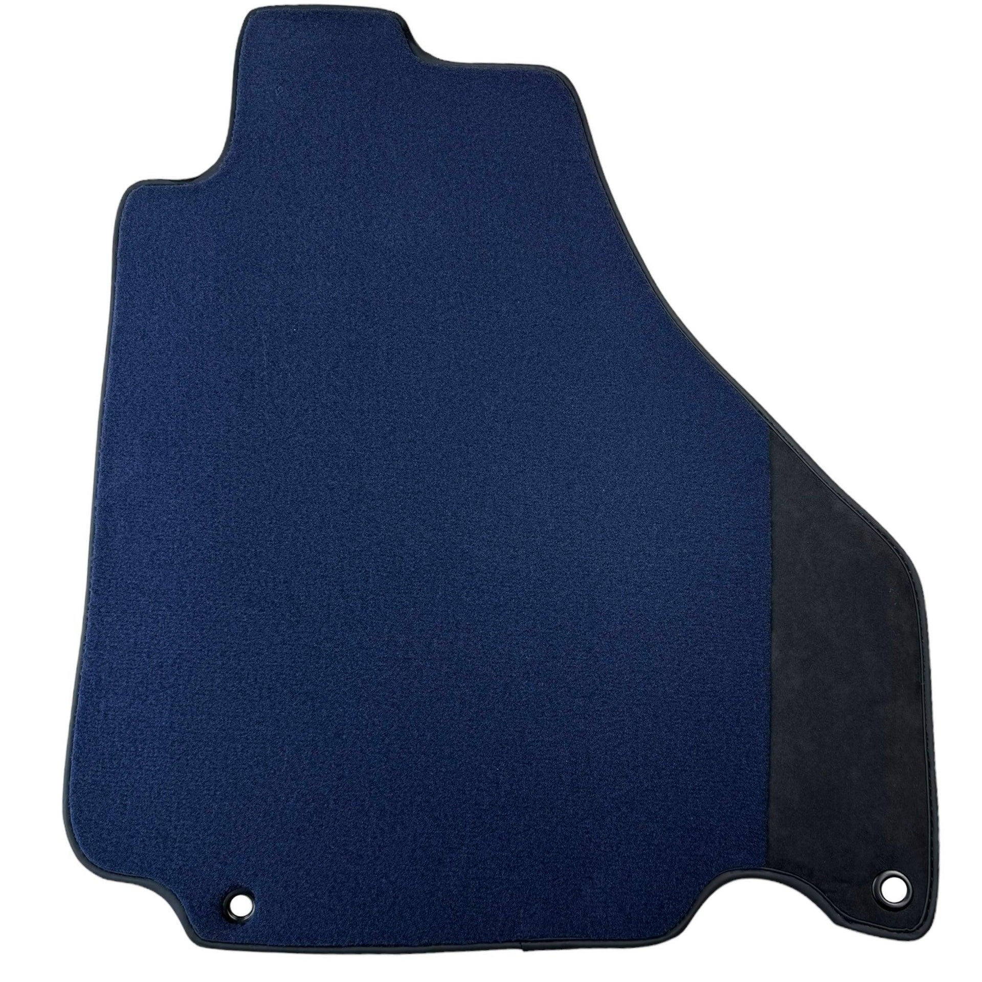 Dark Blue Floor Mats for Ferrari 360 Modena (1999-2005) with Alcantara Leather - AutoWin