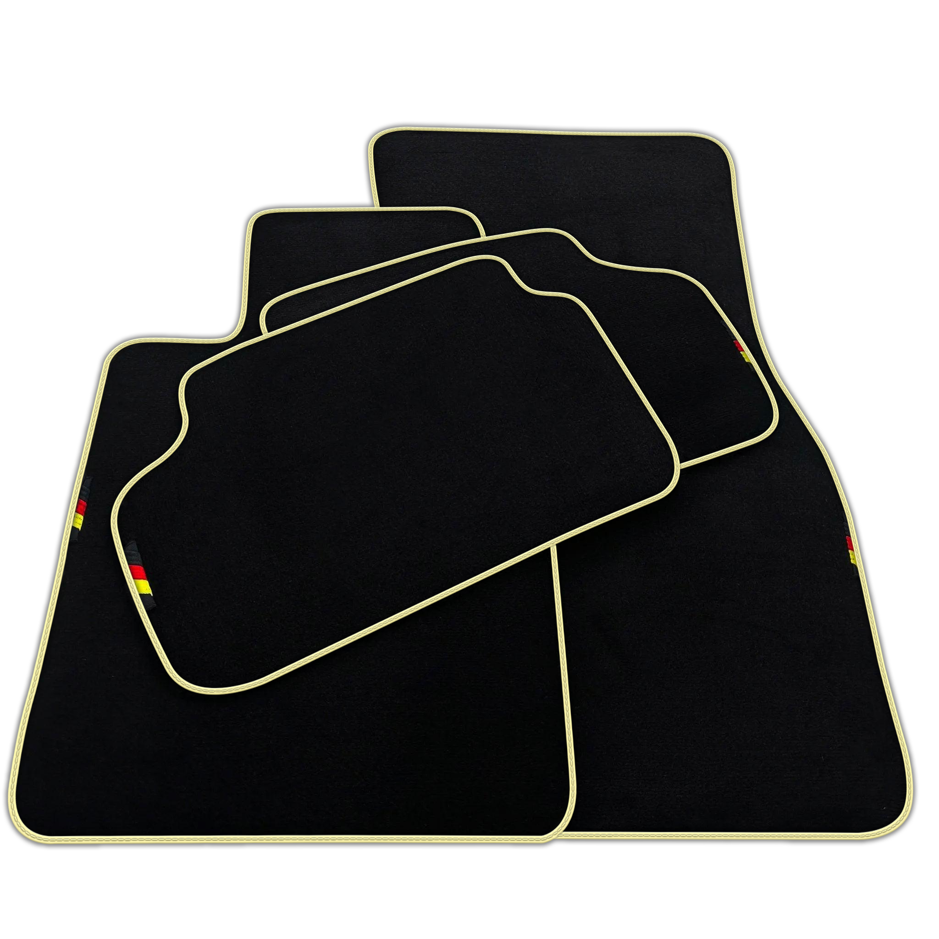 Black Floor Mats For BMW 3 Series G20 Germany Edition | Various Trim Colors