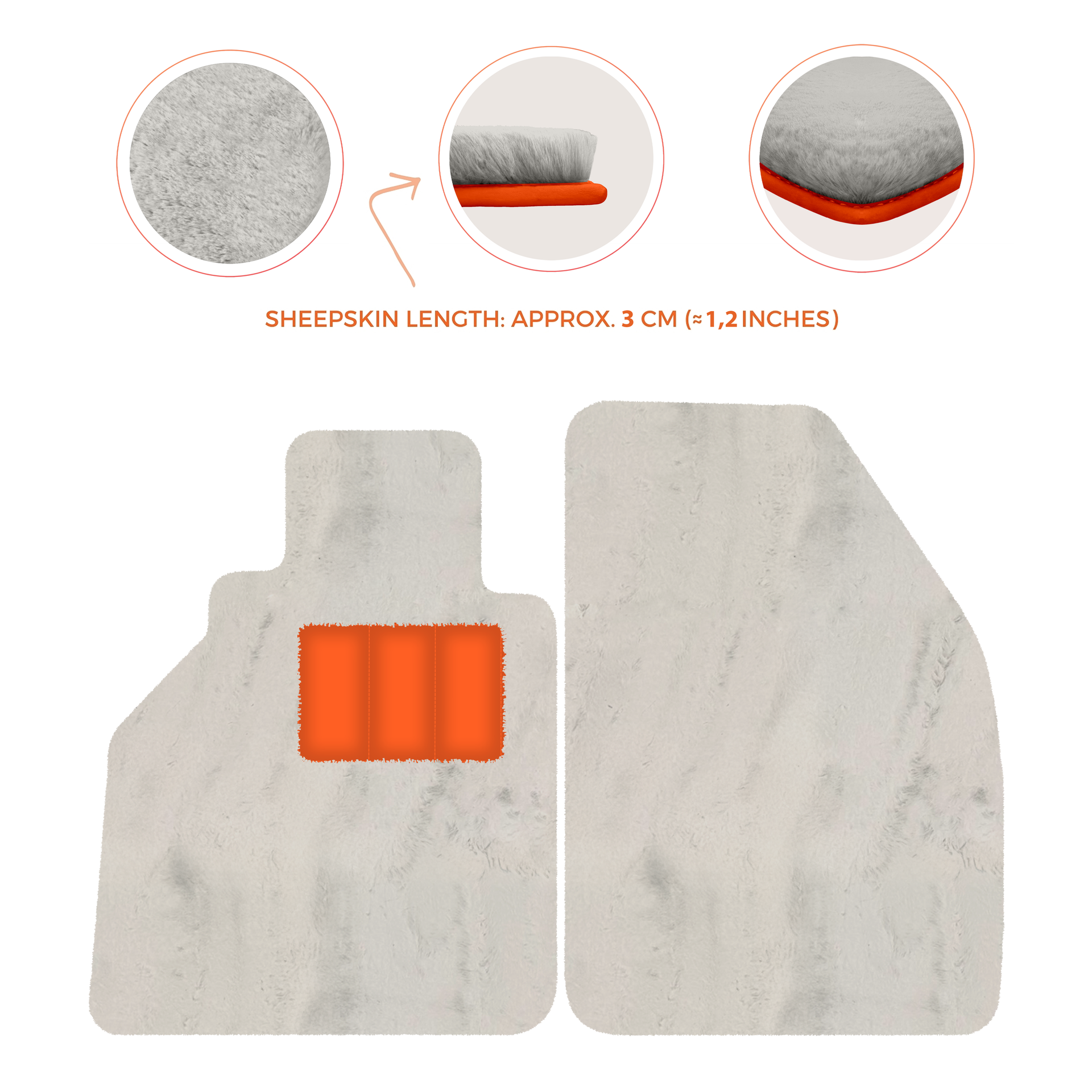 Dunkelblaue Fußmatten für Porsche 986 Boxster (1996-2004) mit Leder - AutoWin