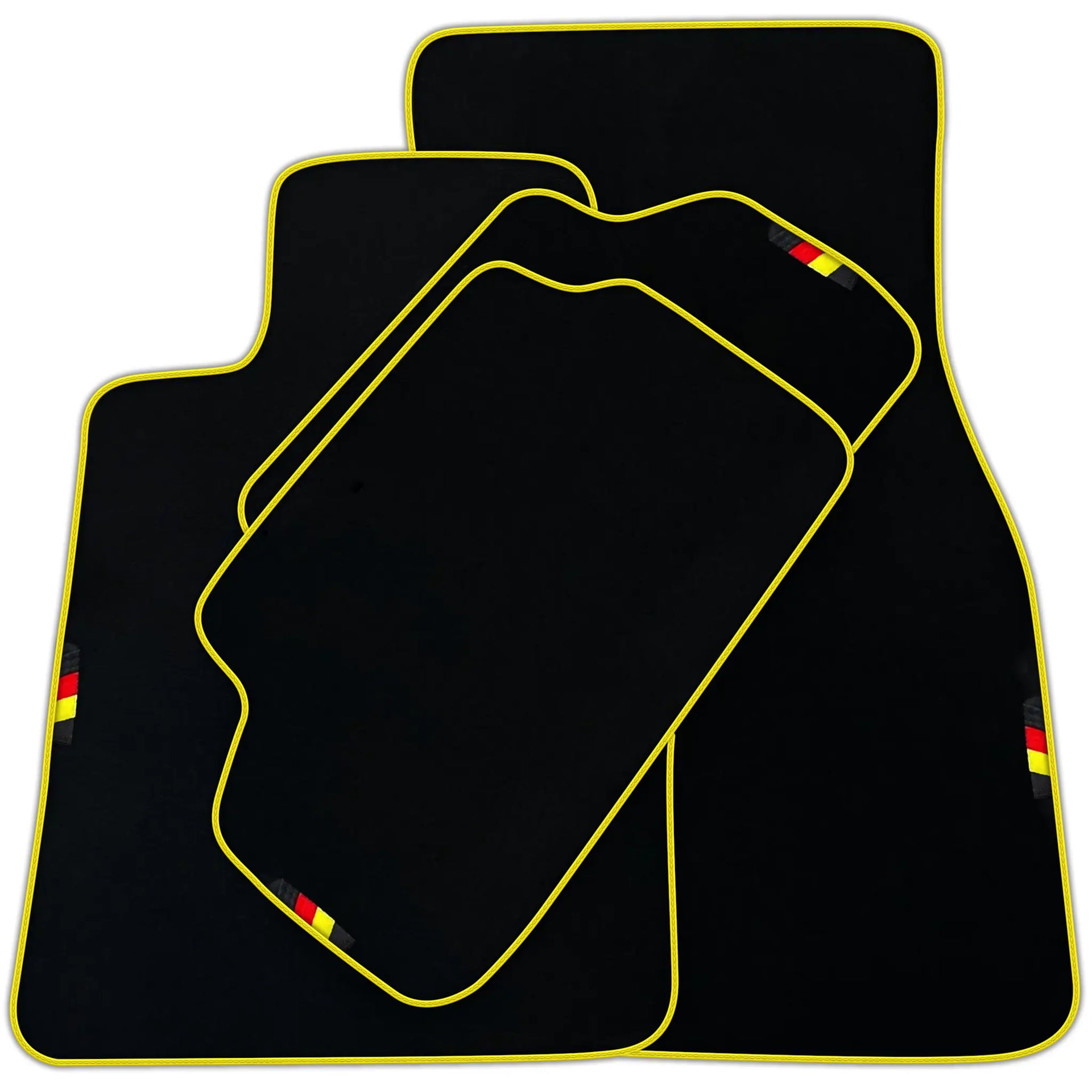 Black Floor Mats For BMW 6 Series F06 Gran Coupe Germany Edition AutoWin Brand | Various Trim Colors