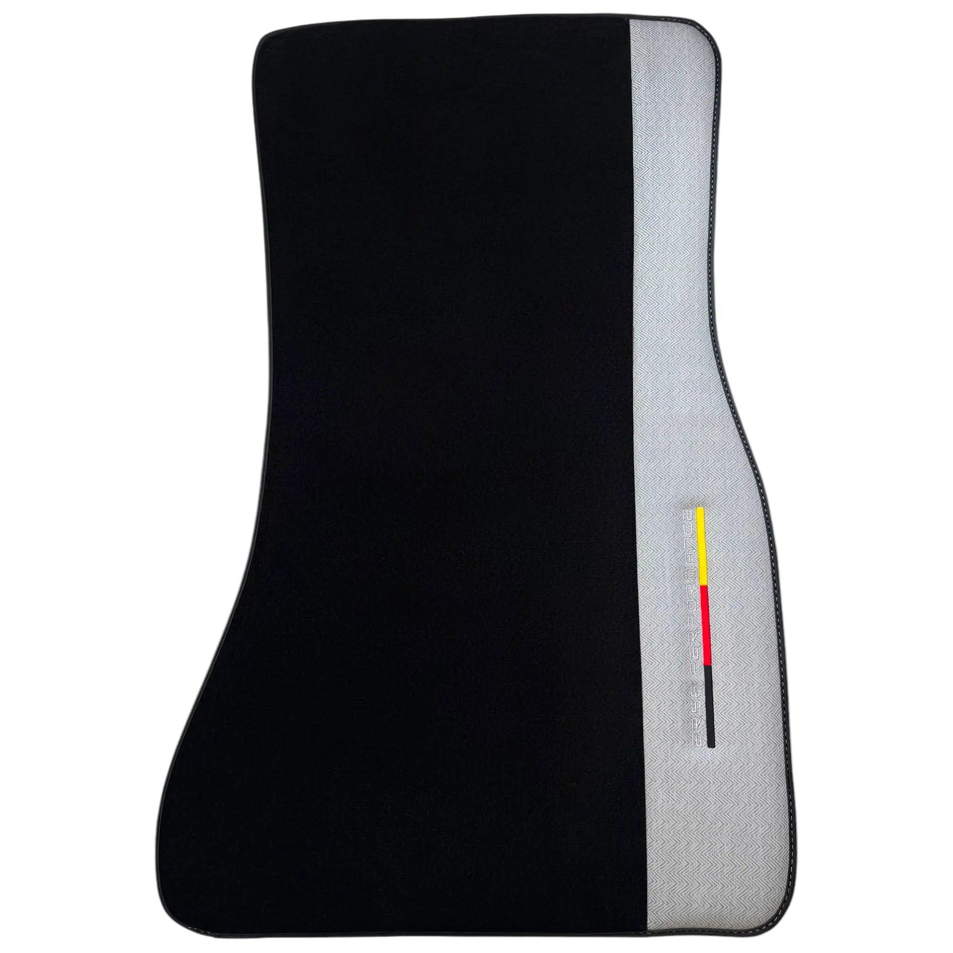 Black Floor Mats for BMW M5 G90 (2023-2026) Sedan with Gray Leather