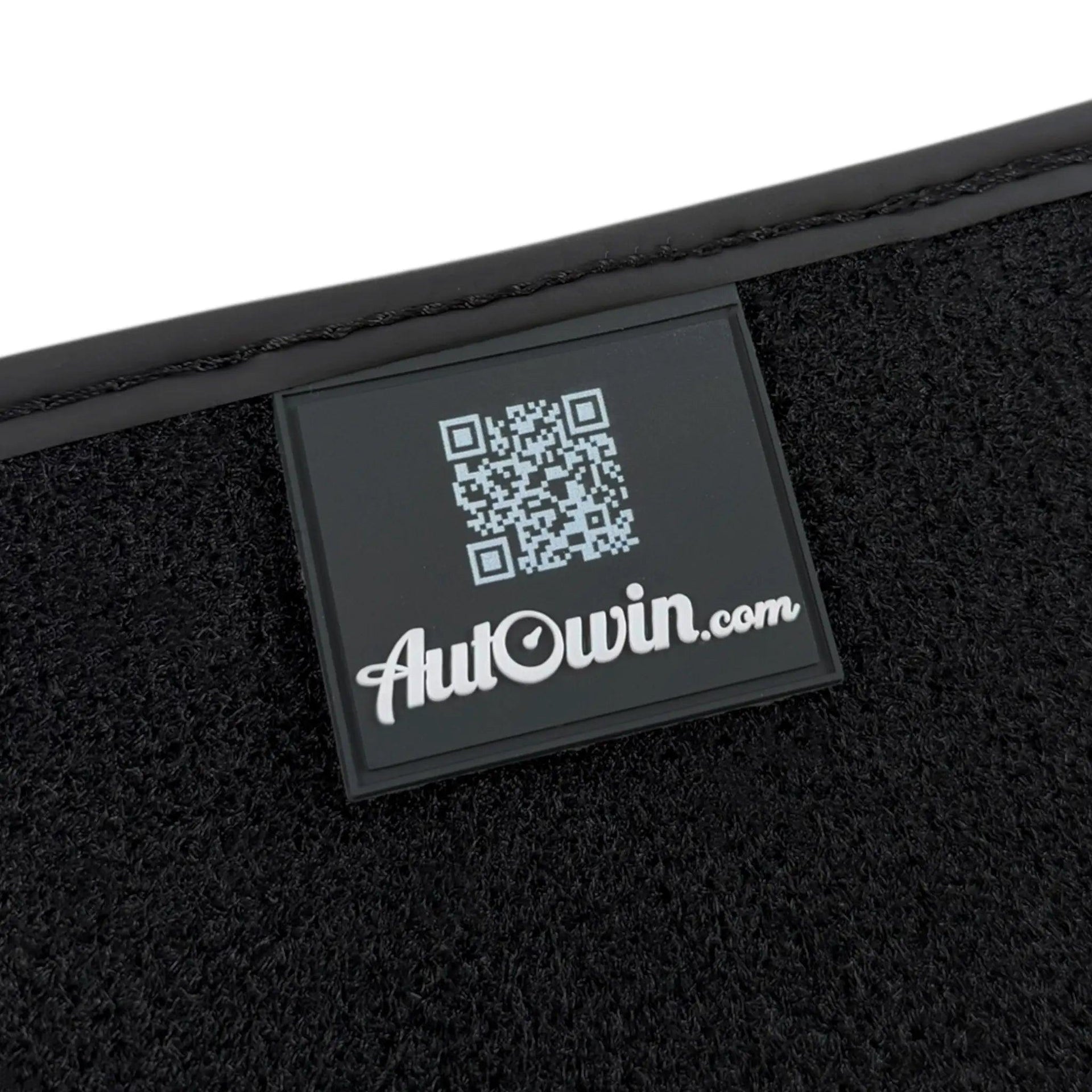 Black Floor Mats for BMW Gran Tourer F46 (2015-2022) 5 Seats with Green Leather ER56 Performance