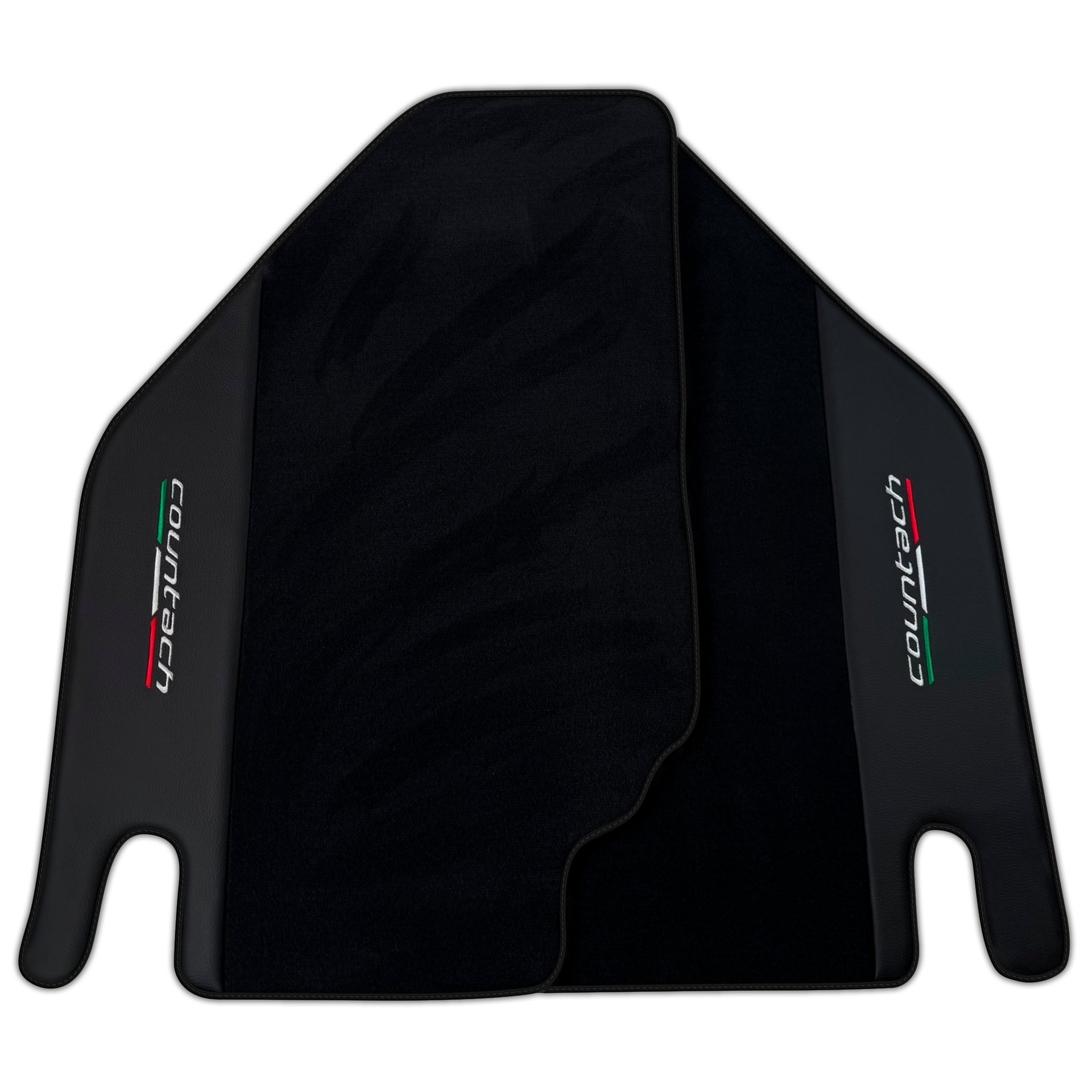 Premium Black Floor Mats for Lamborghini Countach (1974-1990)