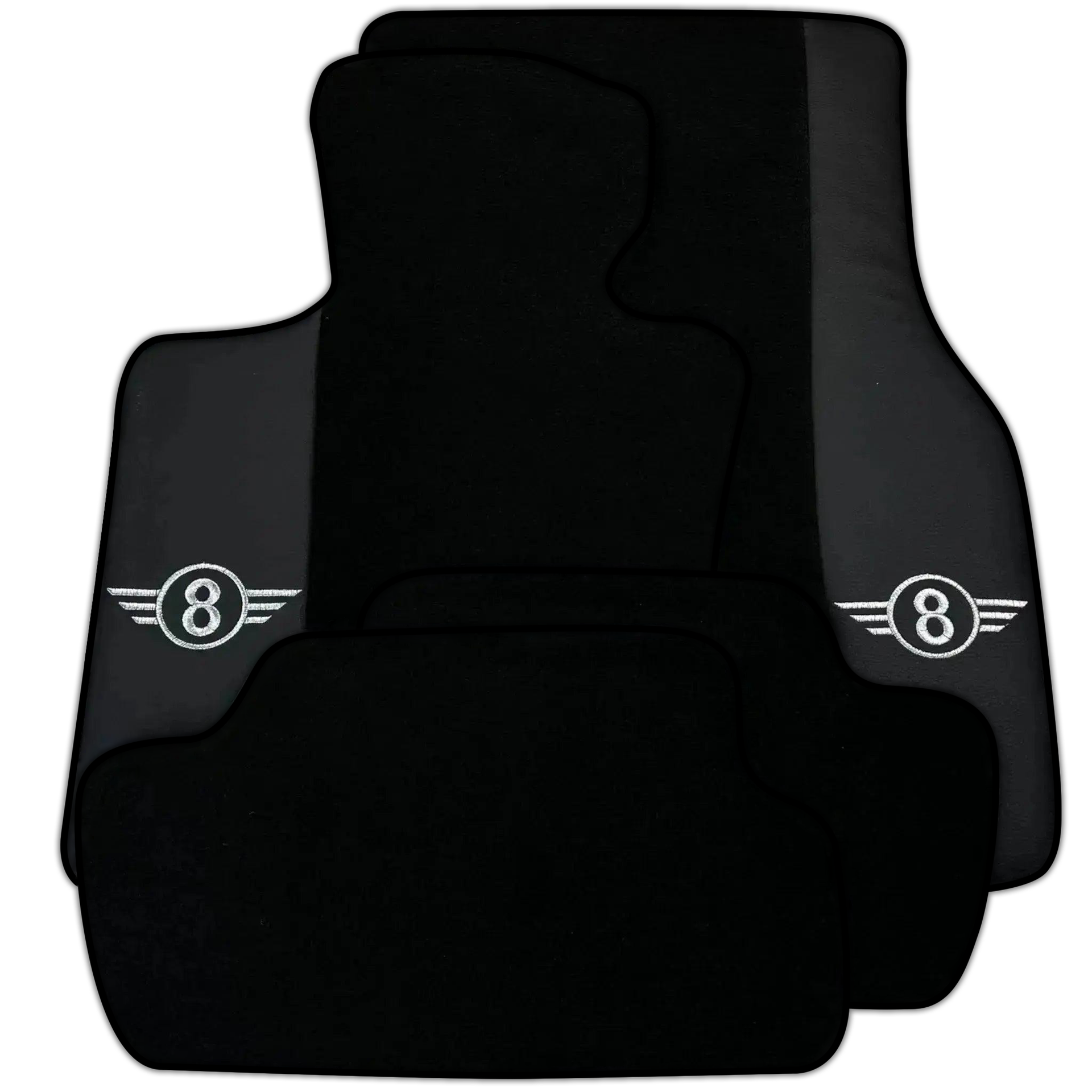 Black Floor Mats for Mini Cooper / One R50 (2001-2007) Various Trim Colors