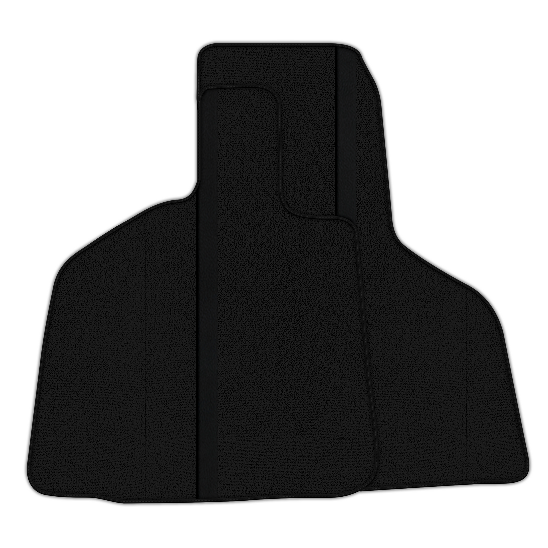 Black Floor Mats with Leather Line for Lamborghini Huracan Performante - Various Colors