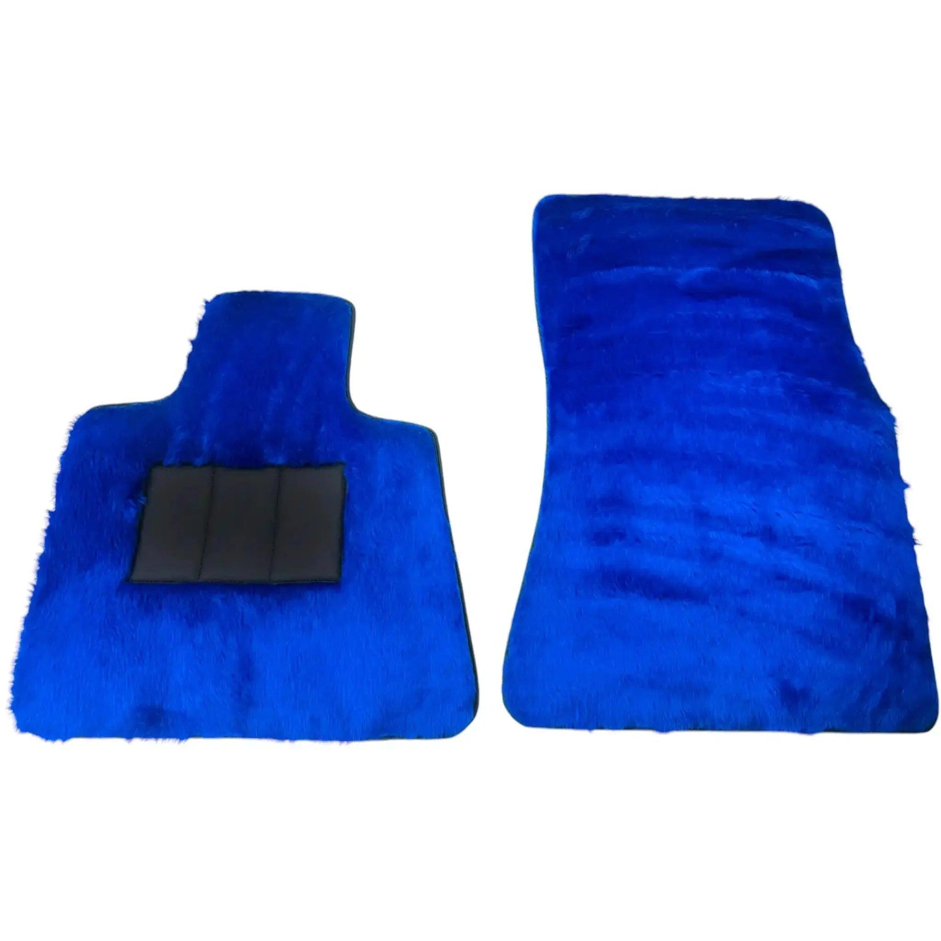 Blue Sheepskin Floor Mats for Rolls-Royce Ghost Series II (2021-2024) - AutoWin