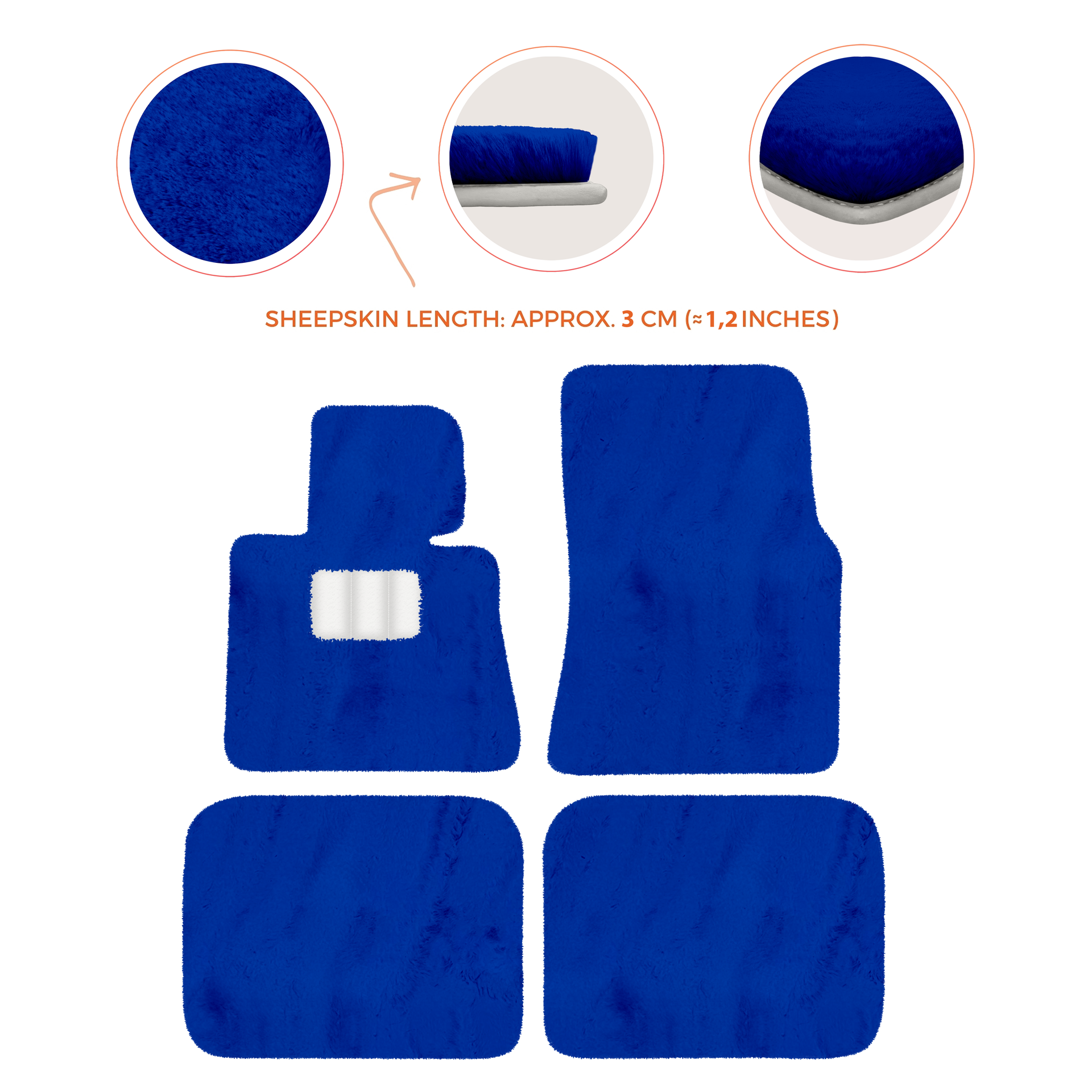 Luxury Sheepskin Floor Mats for Rolls-Royce Ghost Series I (2010-2014)