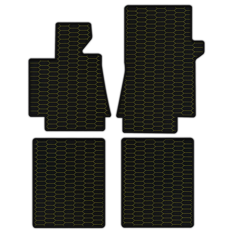 Tilpassbare skinnbilmatter med Raptor hexmønster for Bentley Arnage T (1998-2009)