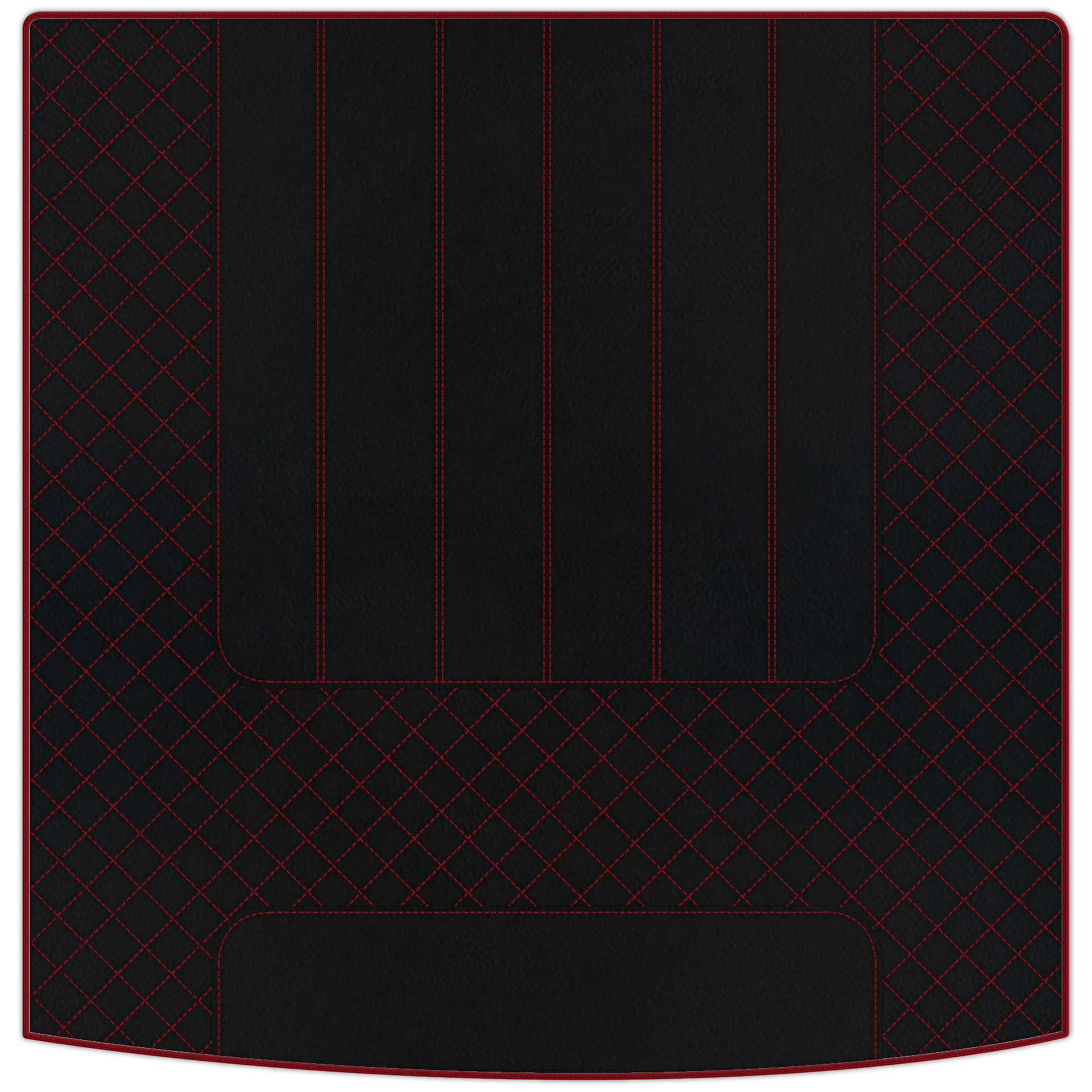 Premium Black Leather Floor Mats for Rolls Royce Shadow (1965-1977)