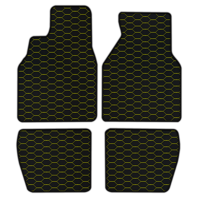 Customizable Leather Floor Mats with Divario Pattern for Pontiac FireBird (1993-2002)