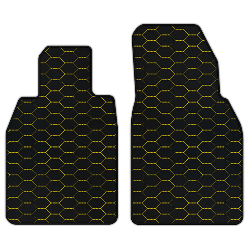Customizable Leather Floor Mats with Divario Pattern for Porsche 911 GT3 (992) 2021–2026