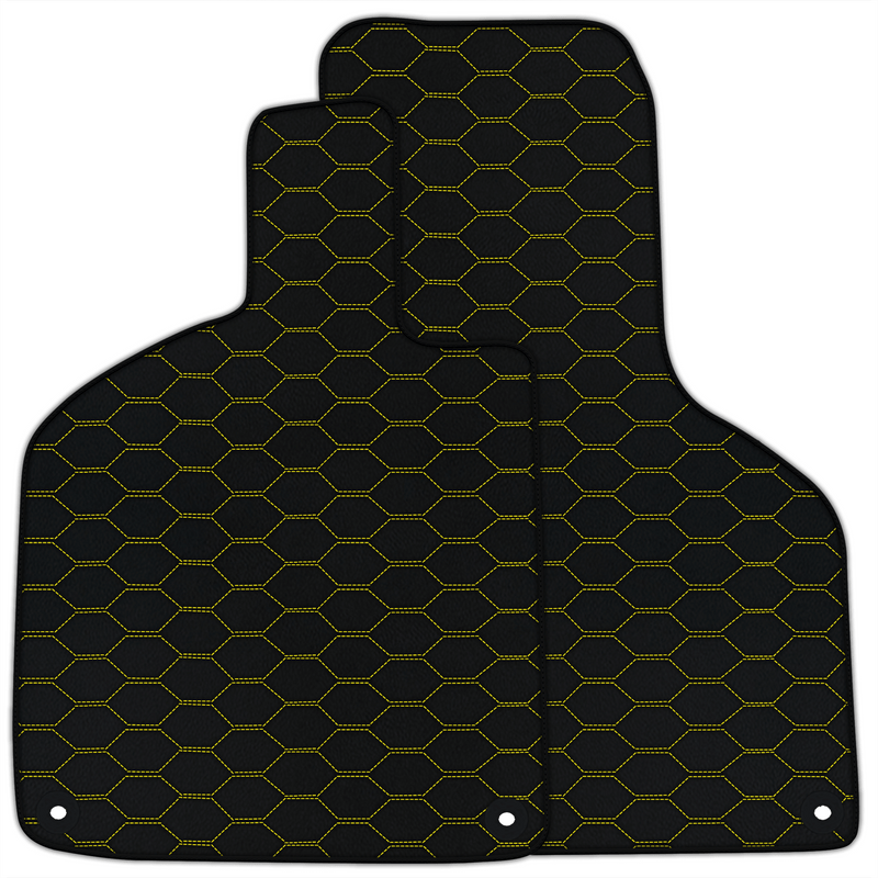 Customizable Leather Floor Mats with Divario Pattern for Lamborghini Huracan Perfomante (2017-2019)
