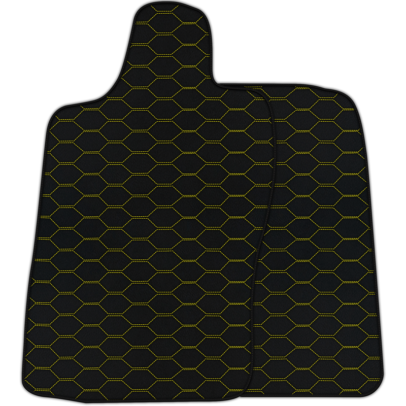 Customizable Leather Floor Mats with Divario Pattern for Aston Martin DB11 (2016–2023)