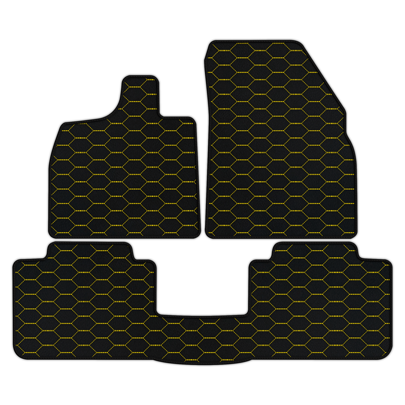 Customizable Leather Floor Mats with Divario Pattern for Lotus Emeya (2024-2025)