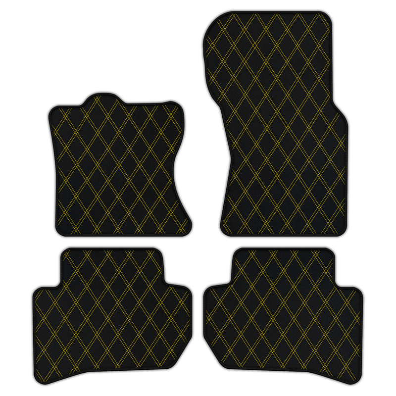 Customizable Leather Floor Mats with Double Diamond Pattern for Range Rover Velar (2017-2024)