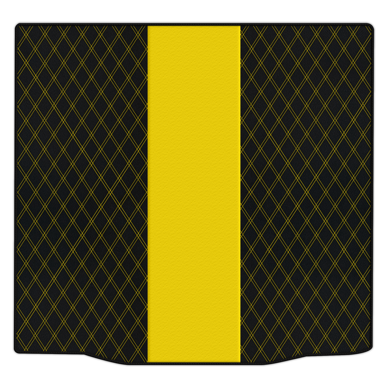 Customizable Leather Trunk Floor Mats with Double Diamond Pattern for BMW G20 4-door Sedan (2019-2024)