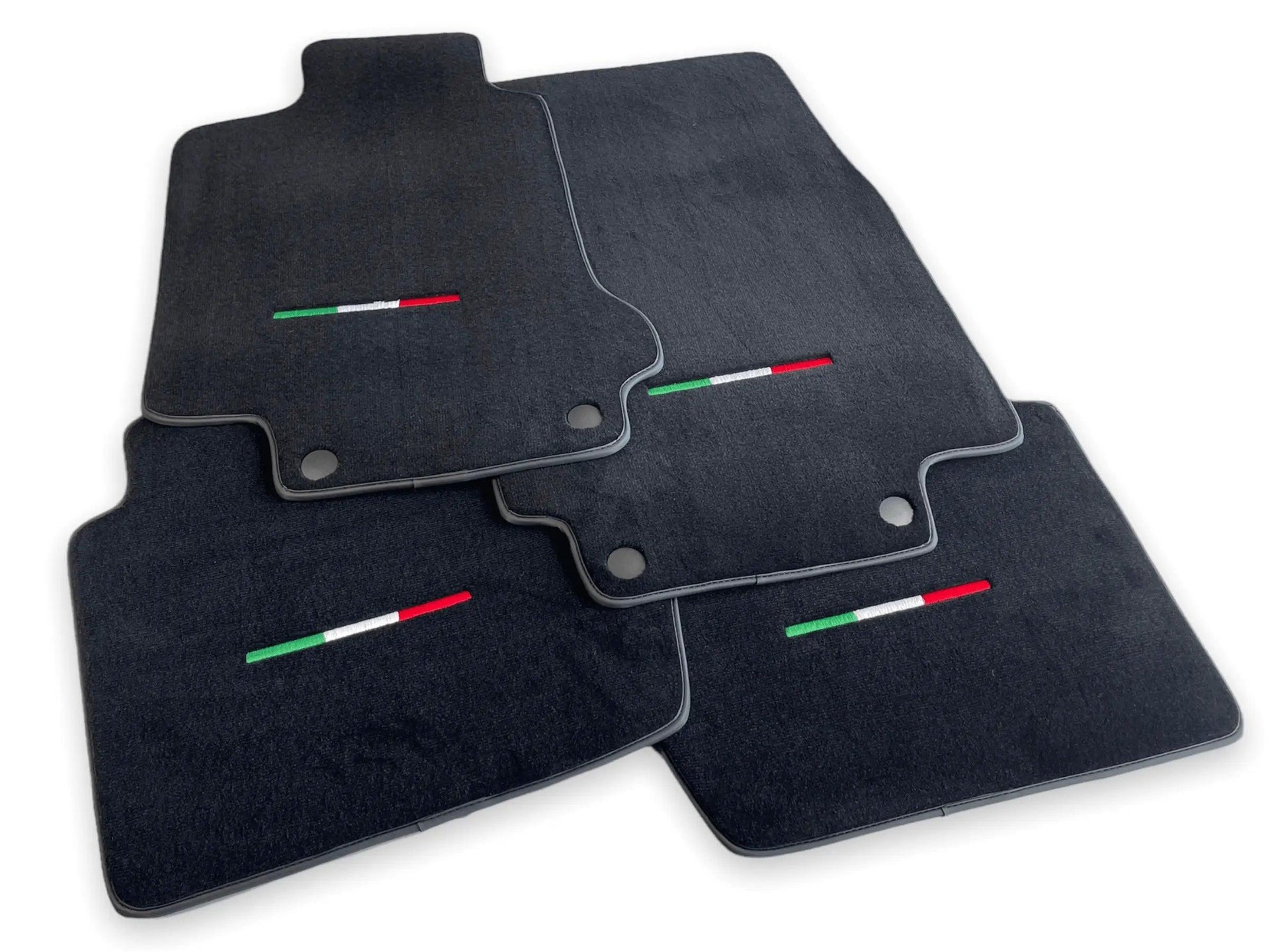 Floor Mats For Maserati GranTurismo S (2008-2012) Black IT Edition - AutoWin