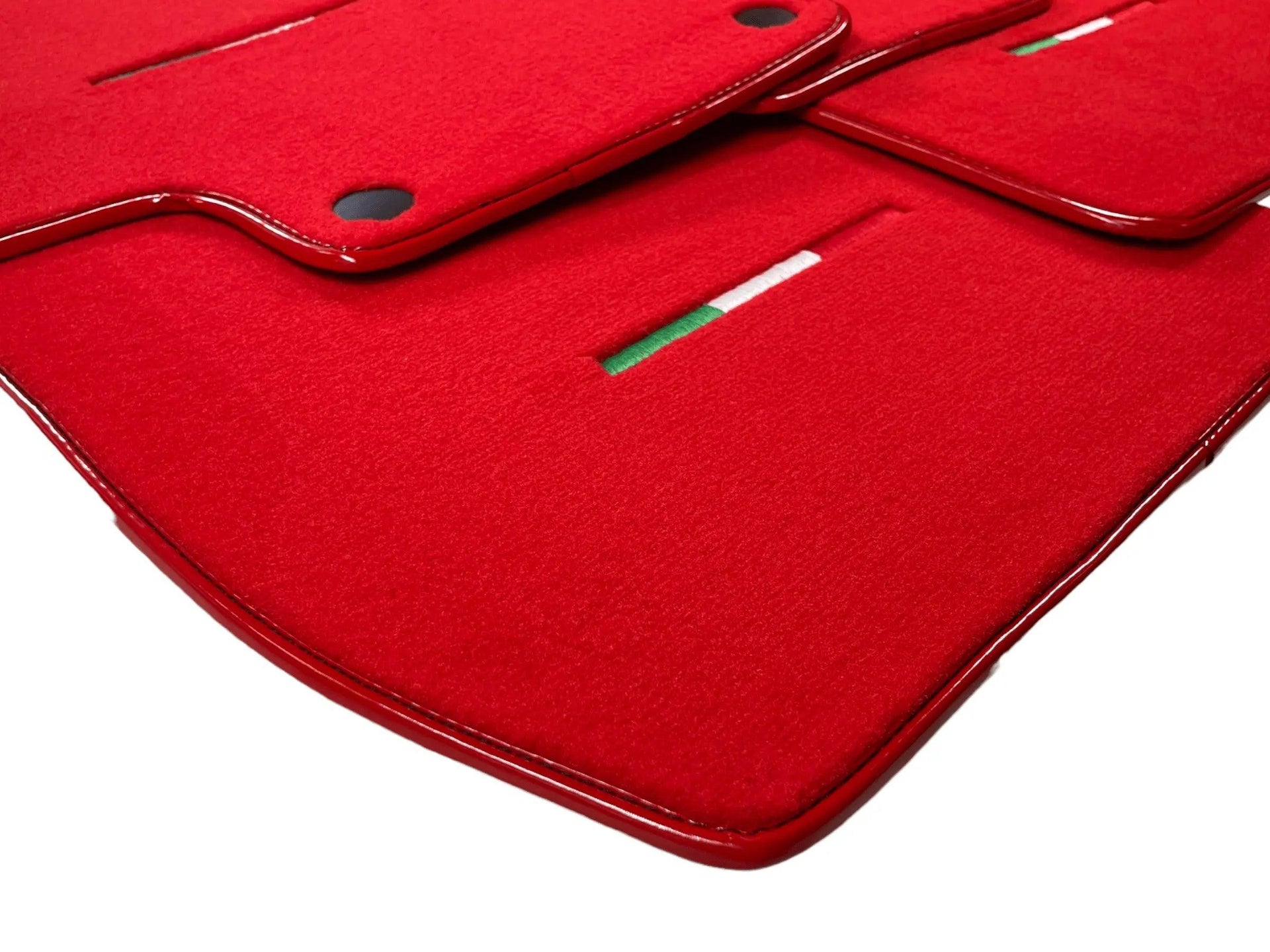 Floor Mats For Maserati GranTurismo S (2008-2012) Red IT Edition - AutoWin