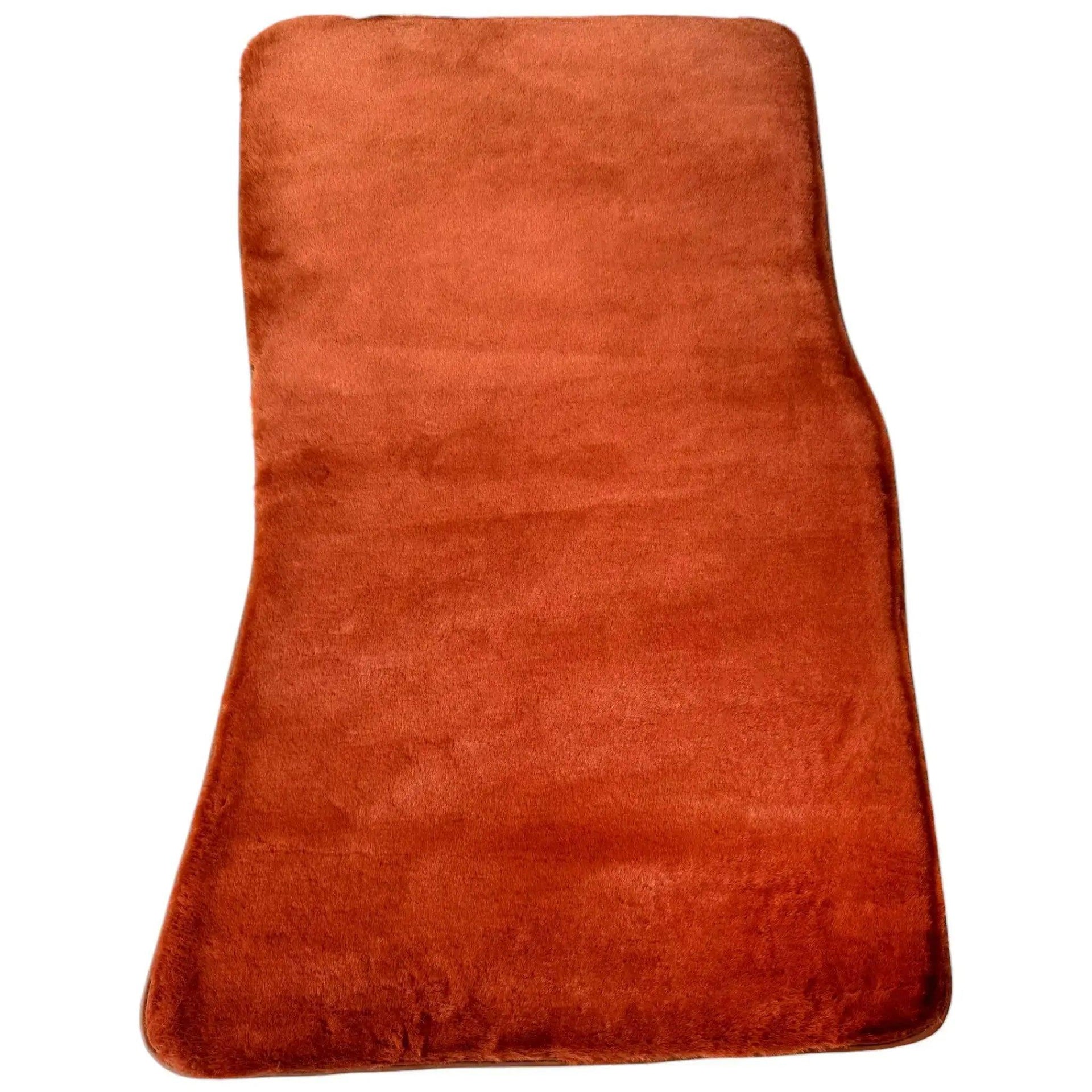 Ginger Color Sheepskin Floor Mats for Rolls-Royce Shadow (1965-1977) - AutoWin