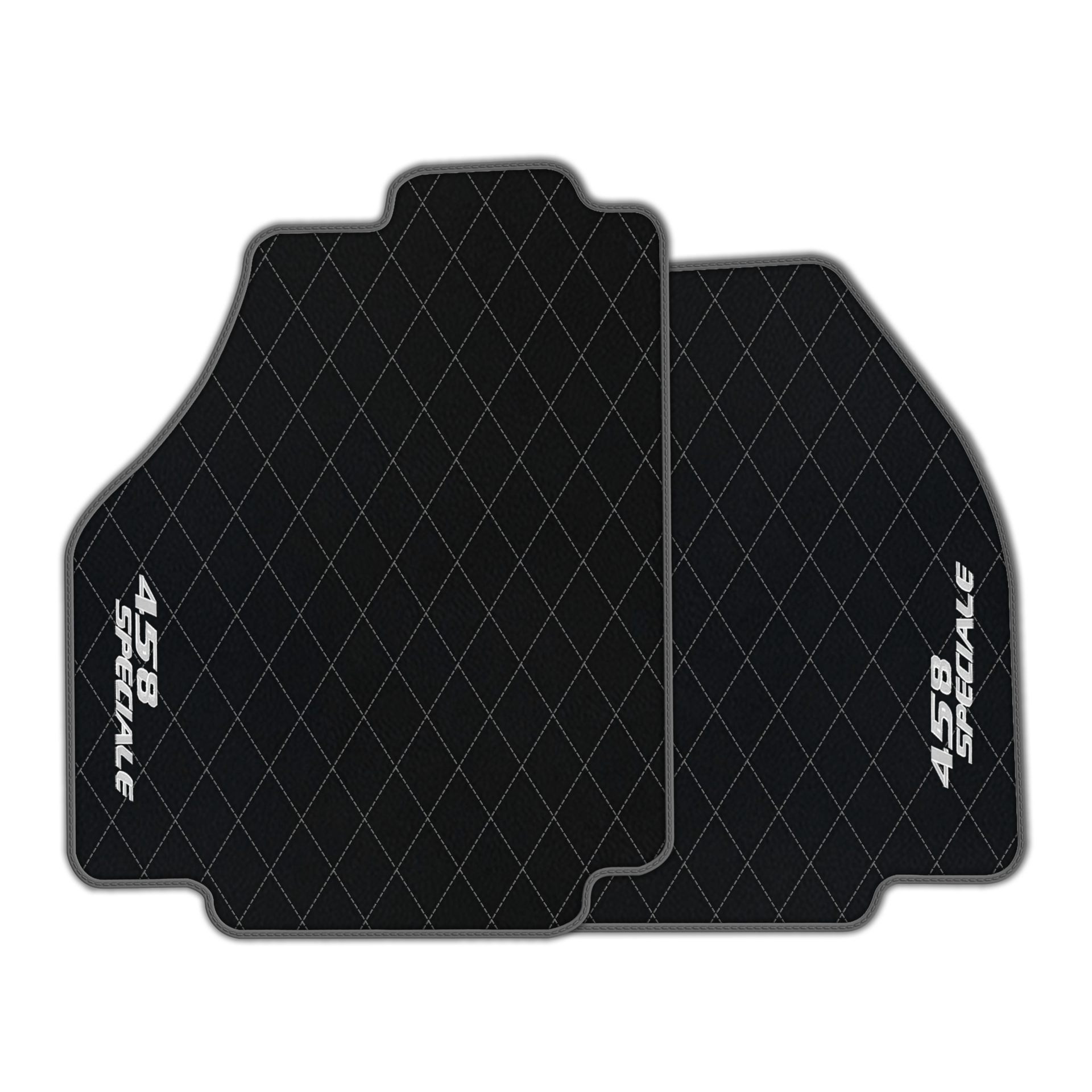 Premium Black Leather Floor Mats for Ferrari 296 GTS (2022-2025)