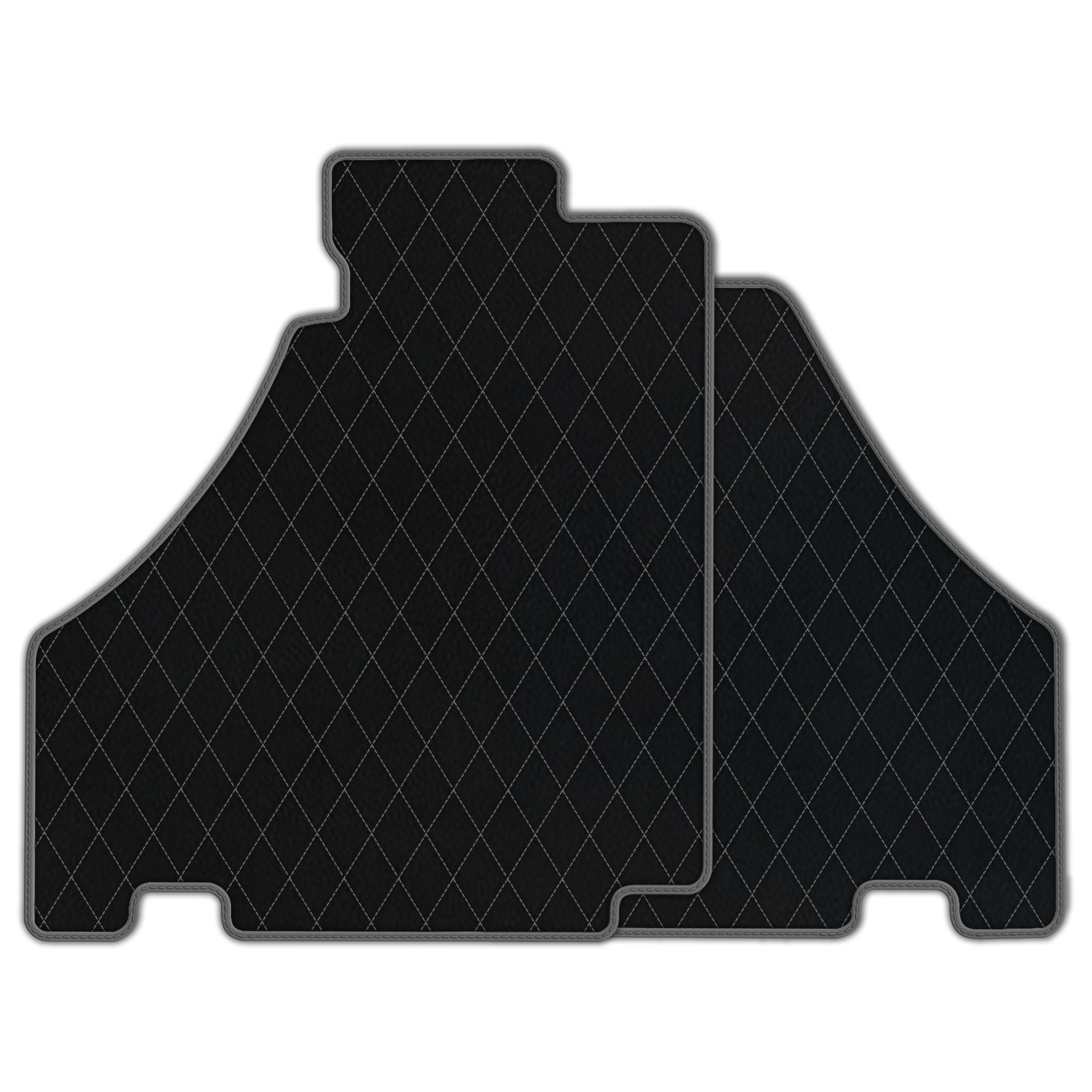 Black Leather Floor Mats for Ferrari 458 GT2 (2012-2015) | AW1 Design