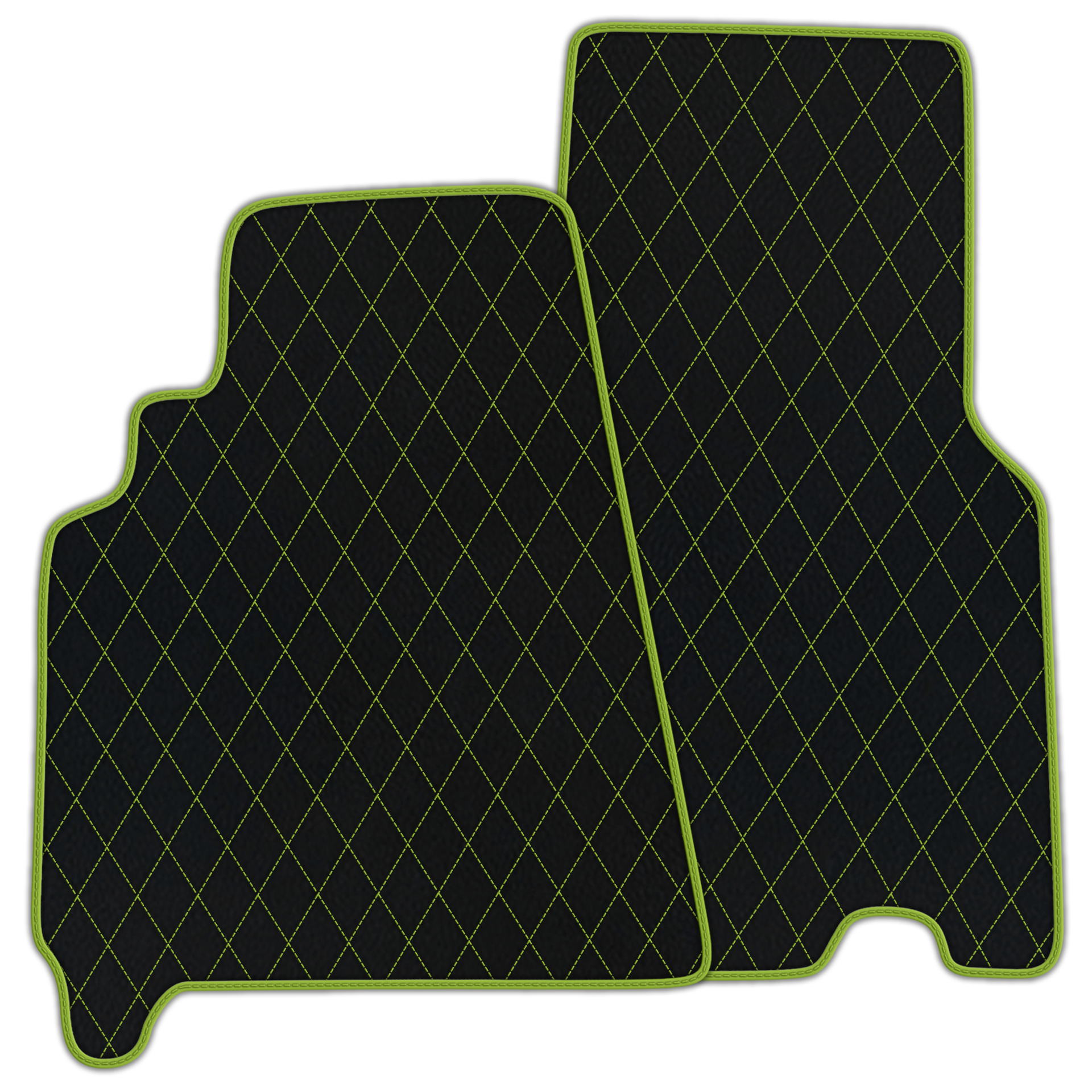 Customizable Floor Mats From Carpet With Leather for Ferrari 550 Maranello (1996-2002) - AutoWin