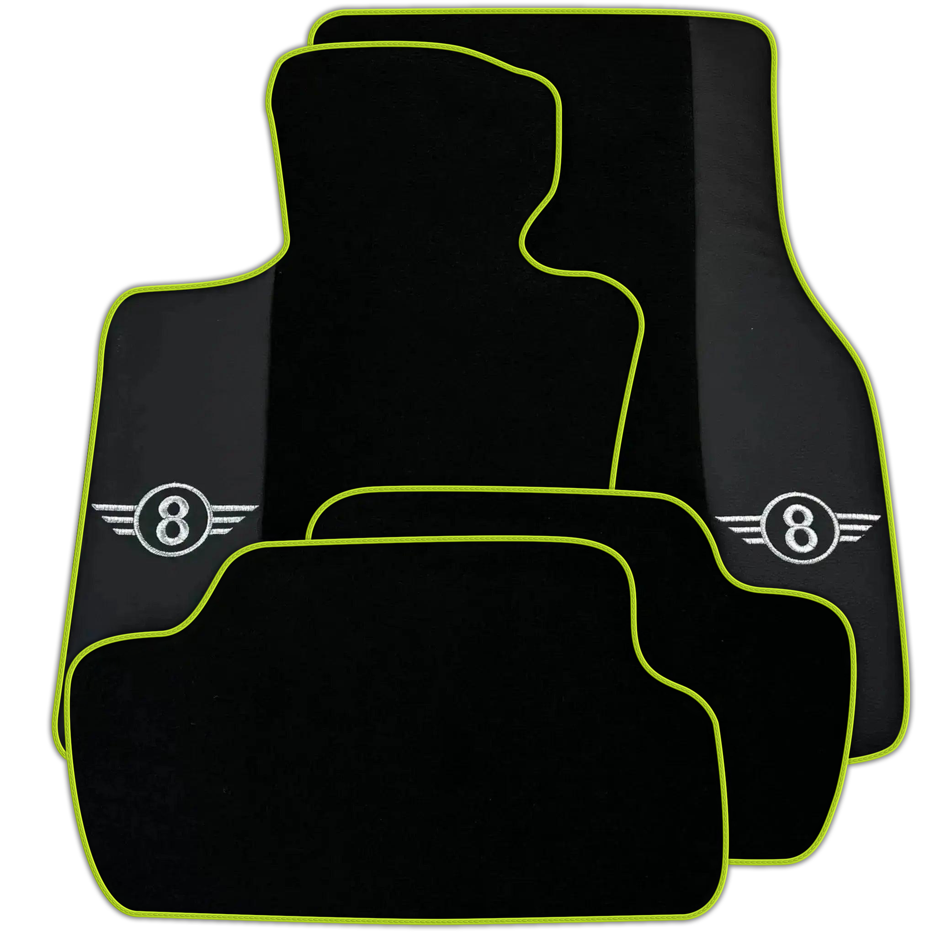 Black Floor Mats for Mini Cooper / One R56 (2007-2014) Various Trim Colors