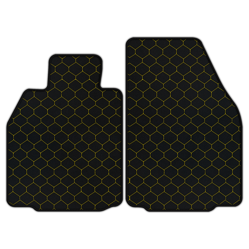 Customizable Leather Floor Mats with Hex Pattern for Porsche 911 GT3 RS (997) 2006–2011
