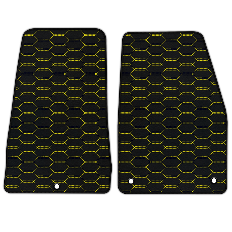 Customizable Interlaced Hex Pattern Floor Mats for Dodge Viper (2003-2006)