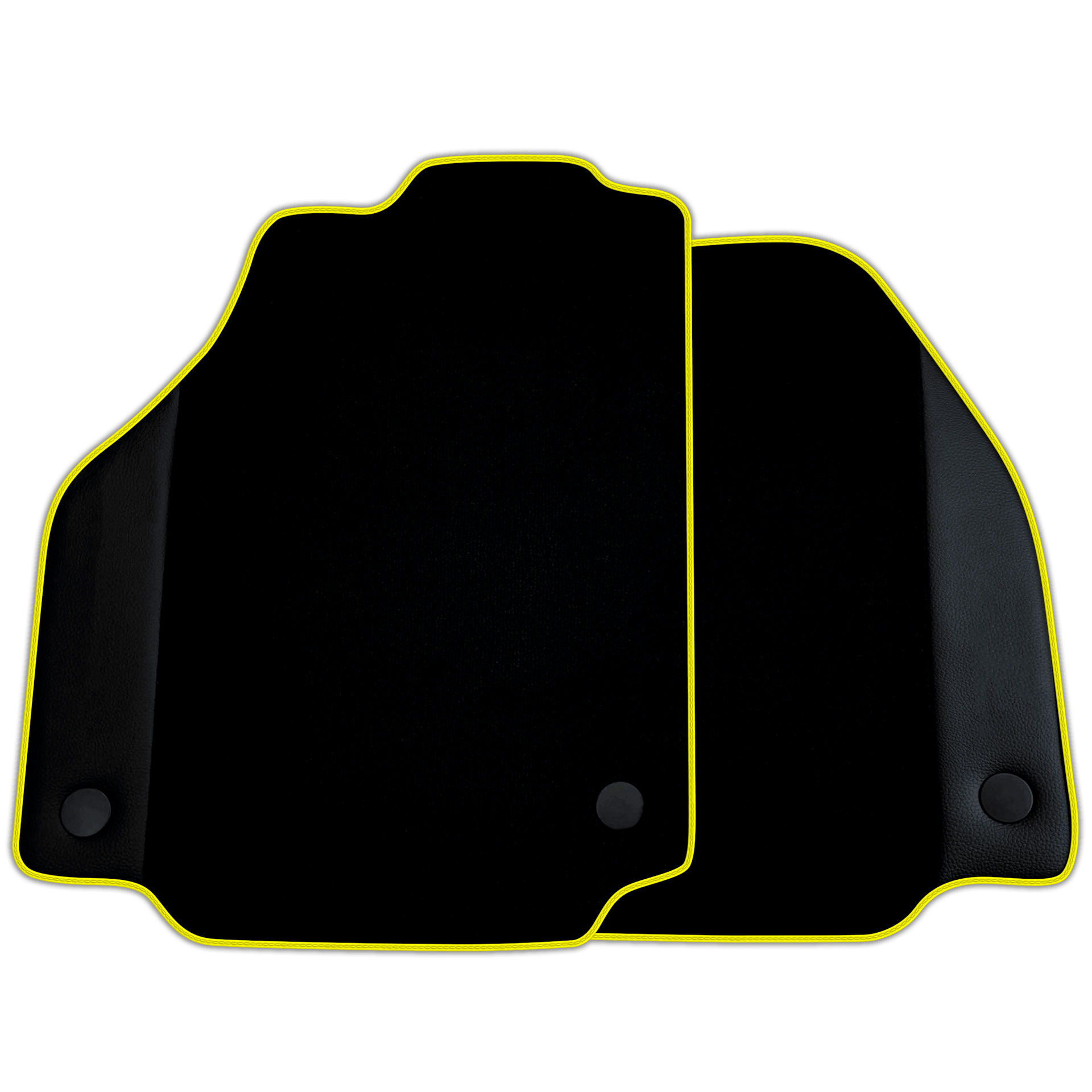 Custom Black Floor Mats for Ferrari 458 Italia (2009-2015) With Leather | Various Trim Colors