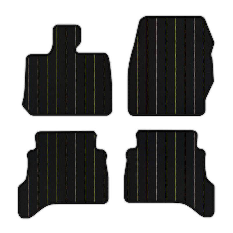 Customizable Leather Floor Mats with Line Pattern for Range Rover Sport L460 (2022-2024) Short/Long Wheelbase