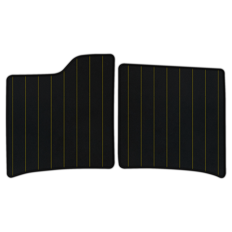 Customizable Leather Floor Mats with Line Pattern for Ferrari 12Cilindri (2024-2026)