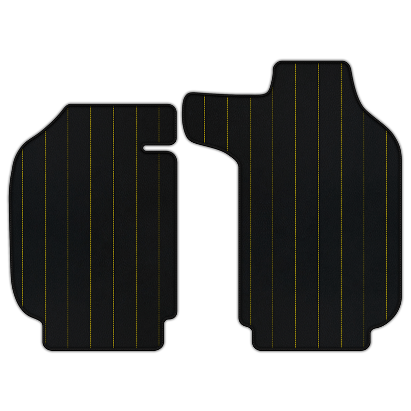 Customizable Leather Floor Mats with Line Pattern for Porsche 911 SC (1978–1983)