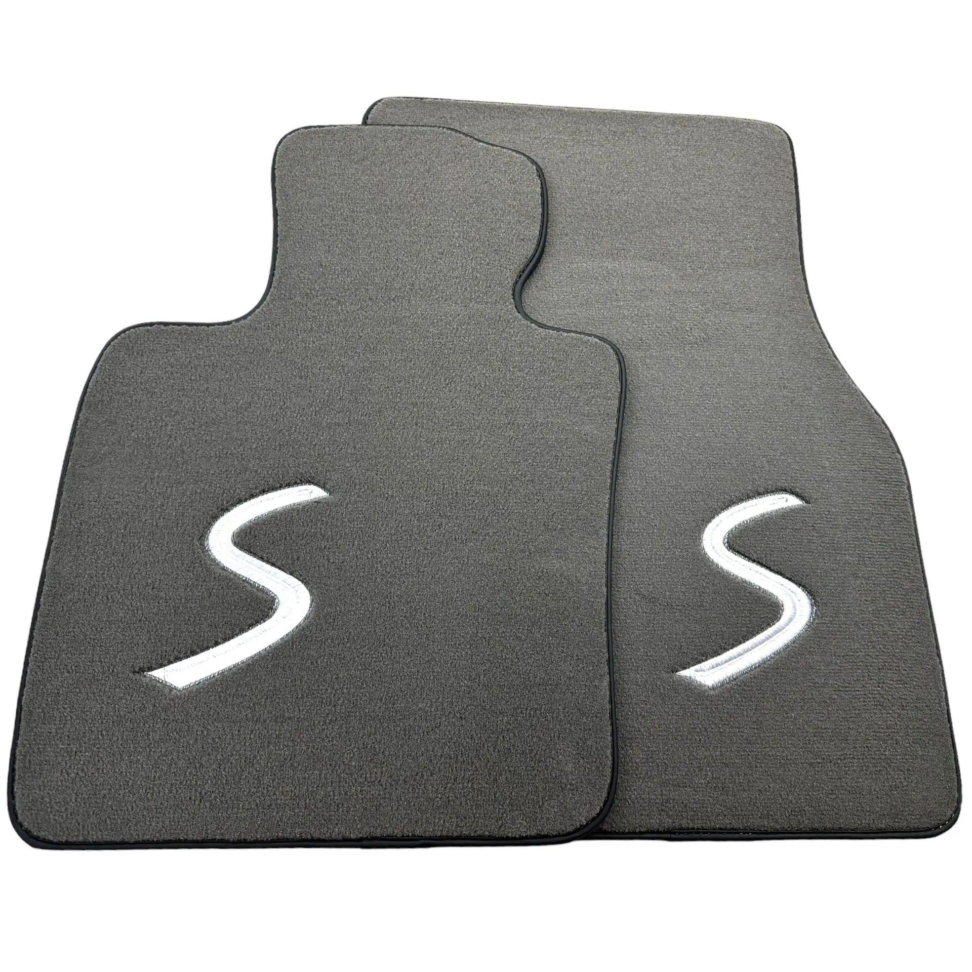 Grey Floor Mats for Mini Cooper / One F55 5-Doors (2015-2023) - AutoWin