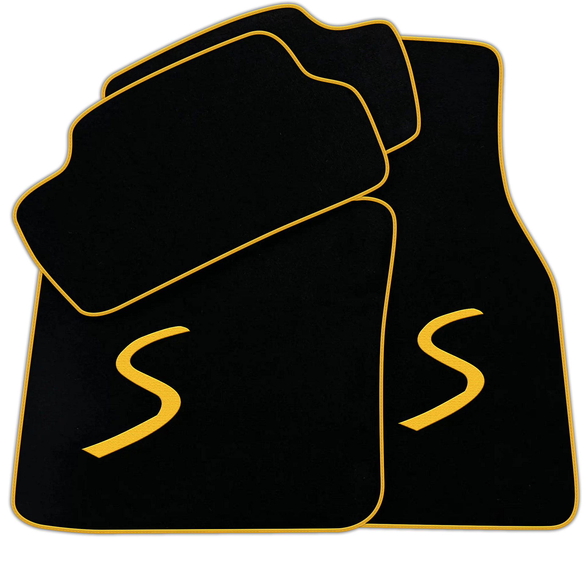 Black Floor Mats for Mini Cooper/One R50 (2001-2007)