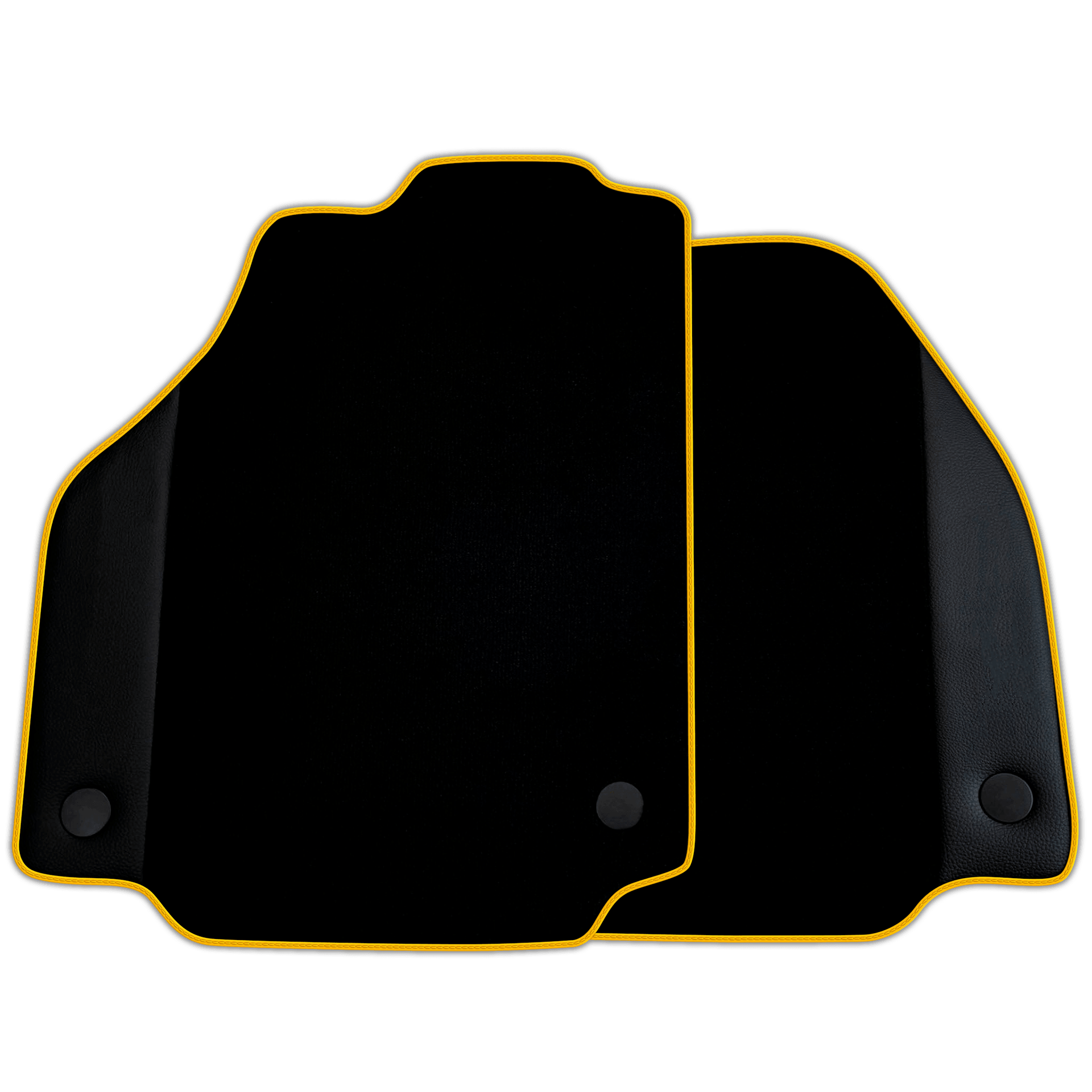 Custom Black Floor Mats for Ferrari 458 Italia (2009-2015) With Leather | Various Trim Colors
