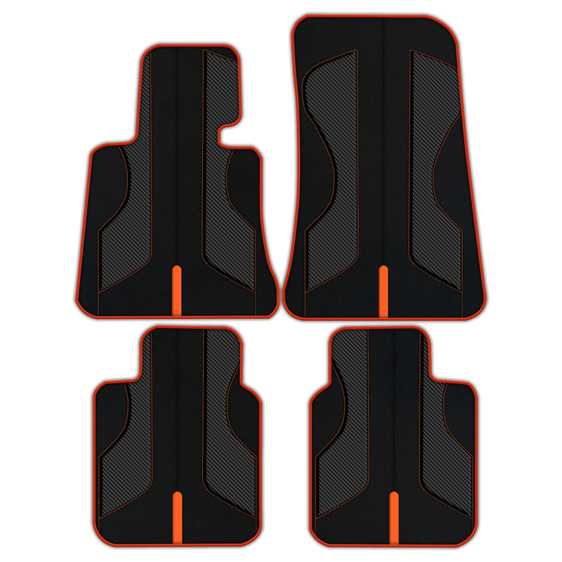 Customizable Leather Floor Mats with AW35 Pattern for Rolls Royce Phantom Drophead Coupe (2007-2016)