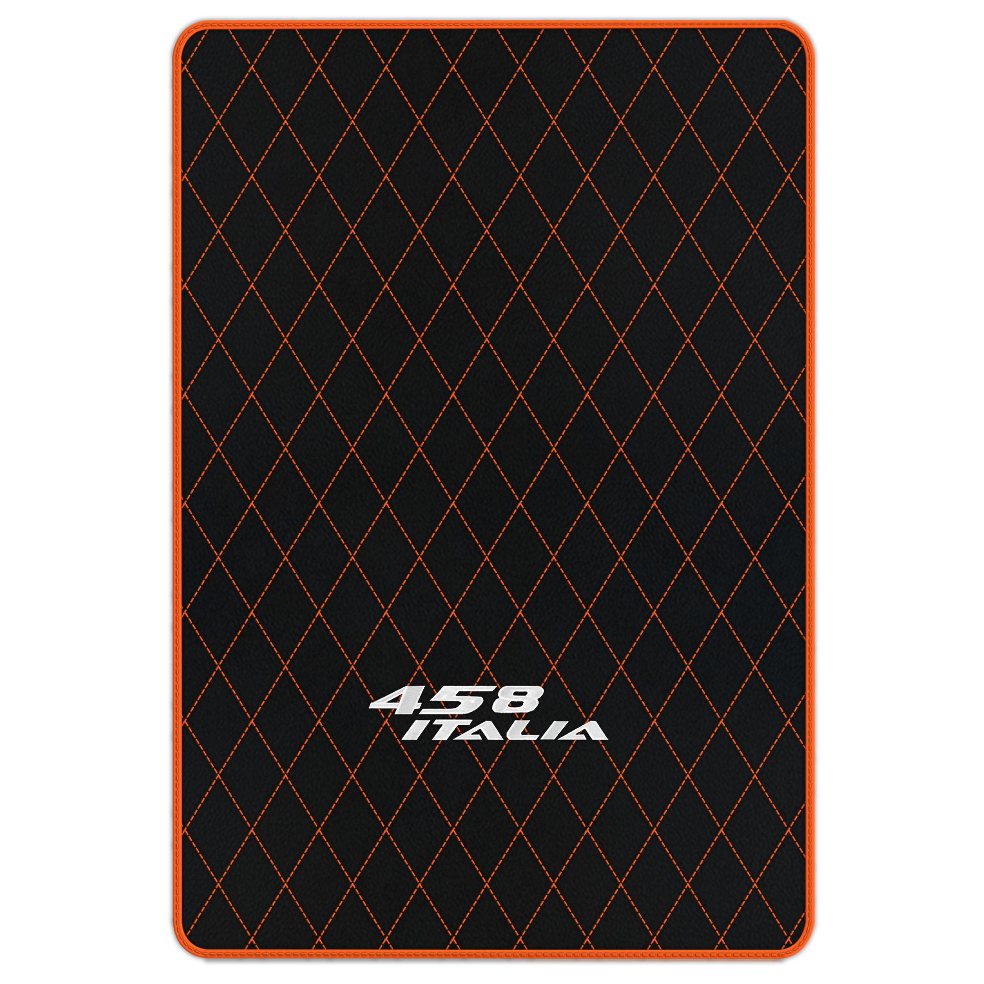 Premium Black Leather Floor Mats for Ferrari 458 Spider (2012-2015)