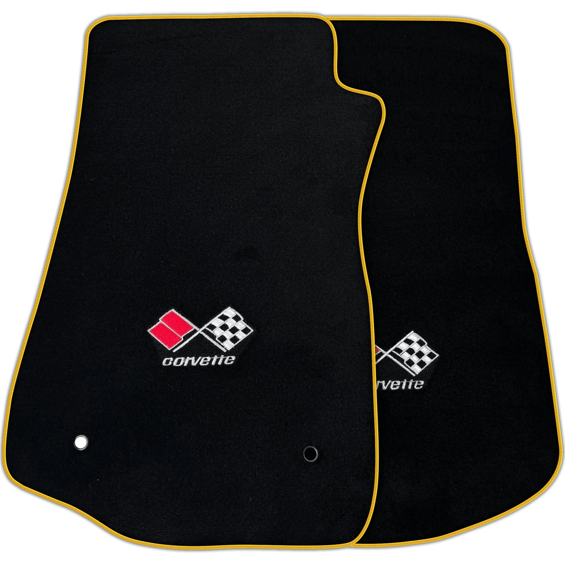 Black Floor Mats for Chevrolet Corvette C3 (1968-1982) | Various Trim Colors