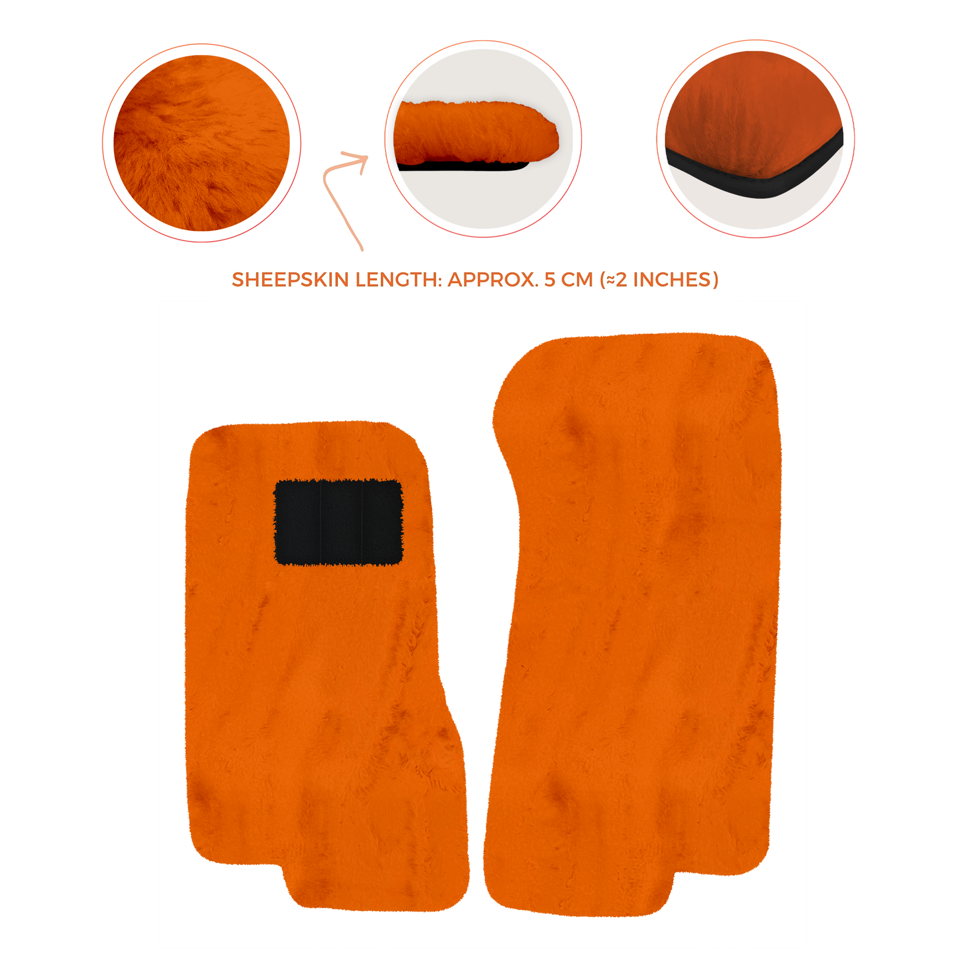 Luxury Sheepskin Floor Mats for Aston Martin V8 Coupe Special Volante (96-03)